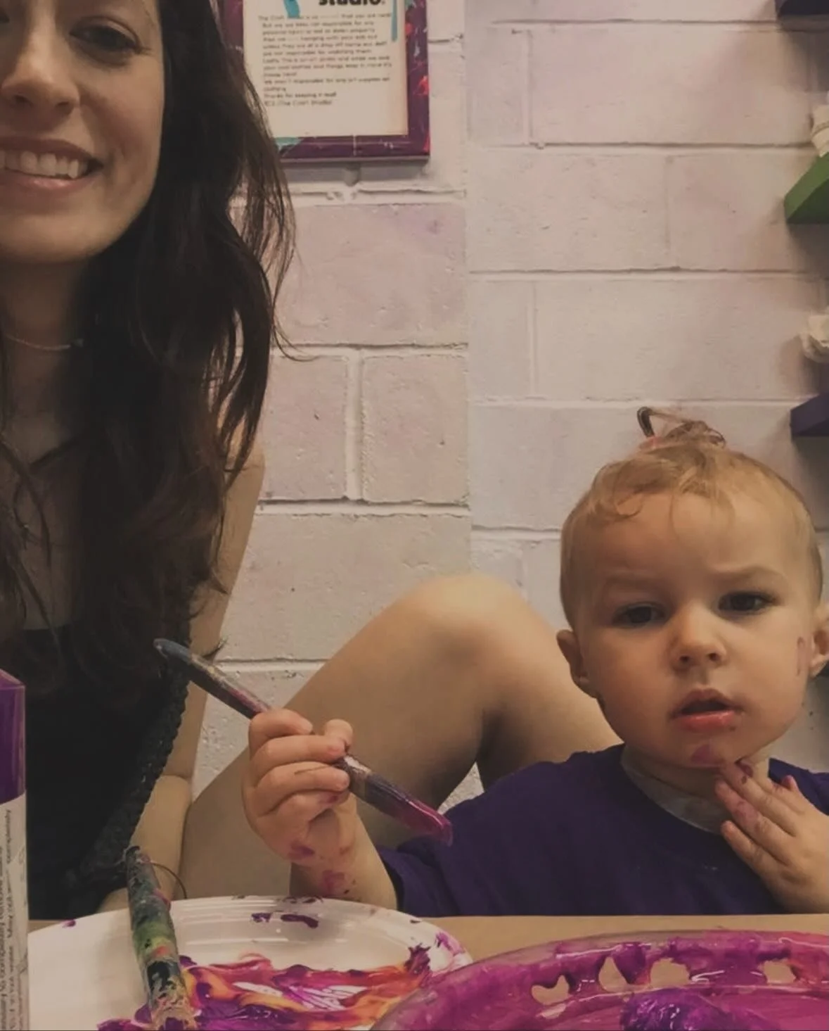 Ahhh 2016.  We were partying, crafting, and having a ball.  Some things never change&hellip;our tiny first assistant was a lot smaller and the song on repeat was Can&rsquo;t Stop the Feeling&hellip;.but other than that same magic here 🥳🎉❤️🎨🪄.
.
.