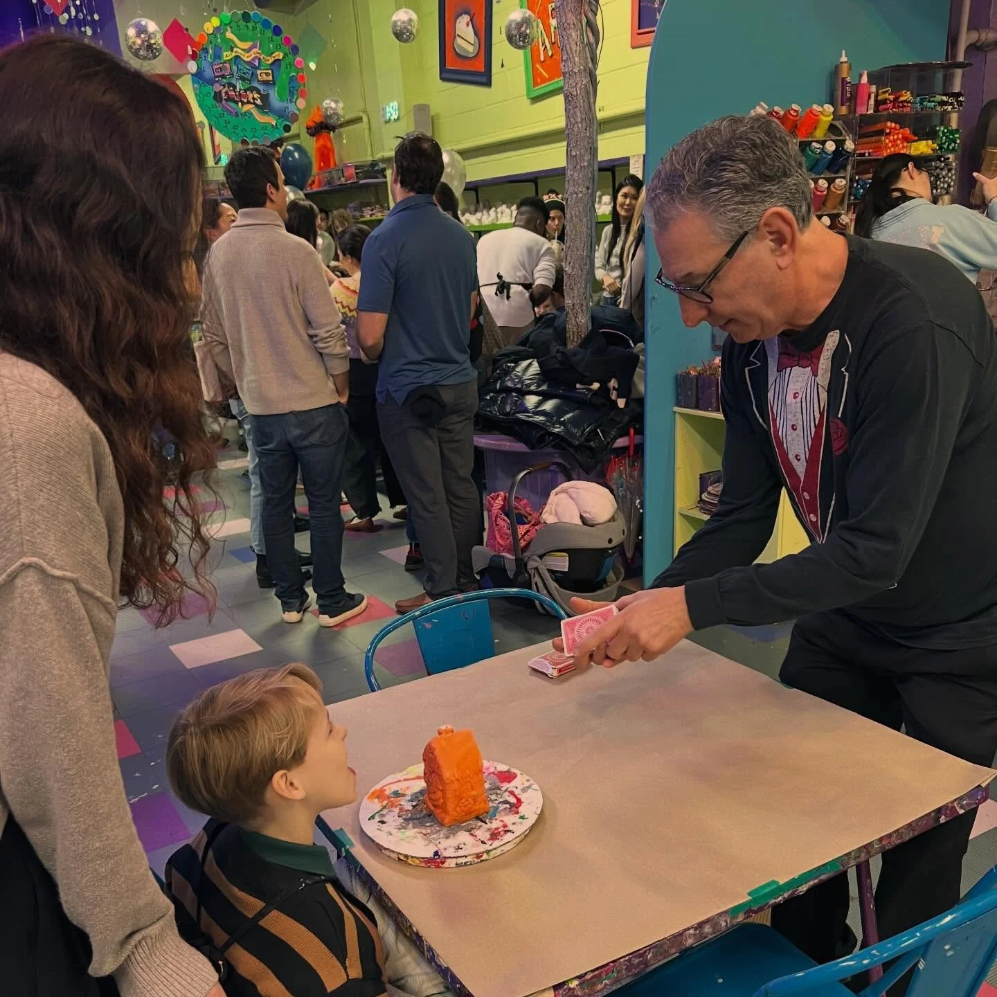 We hope the start of your weekend is just as magical as moments in the @craftstudionyc with the one and only @magicalgarber !  Did you know we&rsquo;ve been friends with this legend for over 25 years?! At one point Lindsey and @magicalgarber even tho