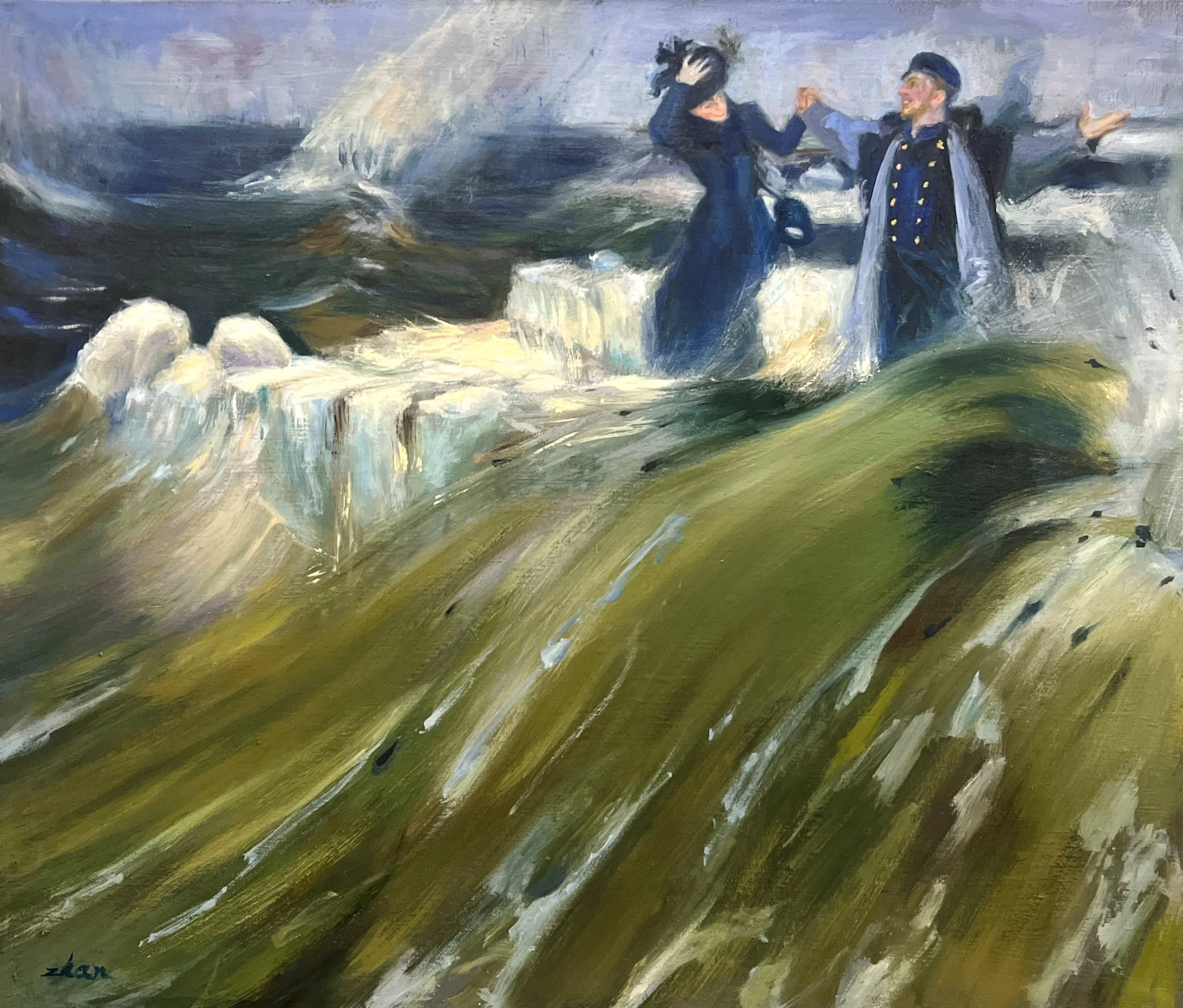 Master copy of Ilya Repin’s “What Freedom!”, oil on canvas, 20 x 24”, 2026.