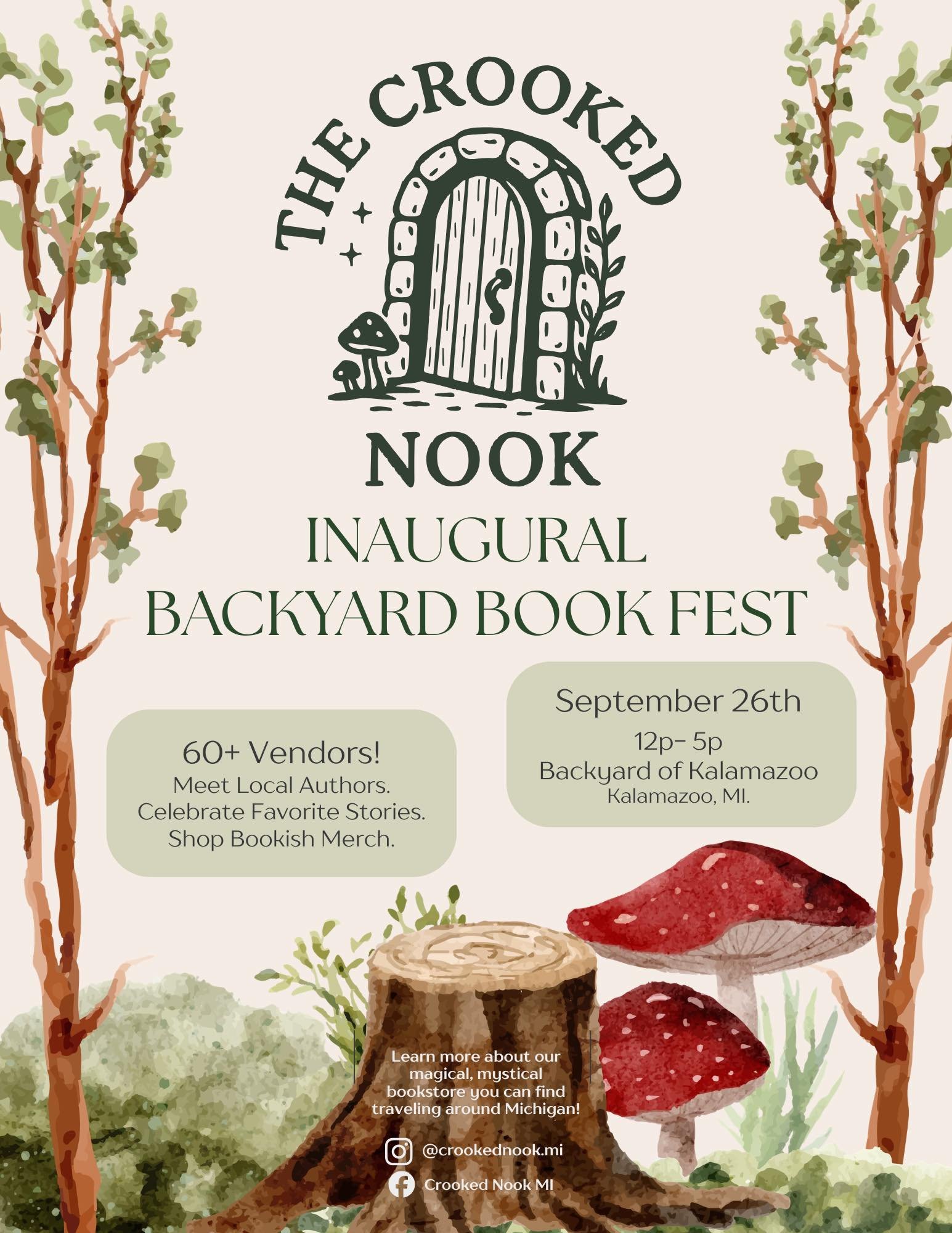 The Crooked Nook's Backyard Book Fest
