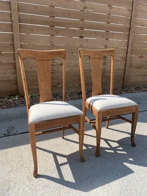 Restored 1960's Farmhouse Chairs, Set of 2