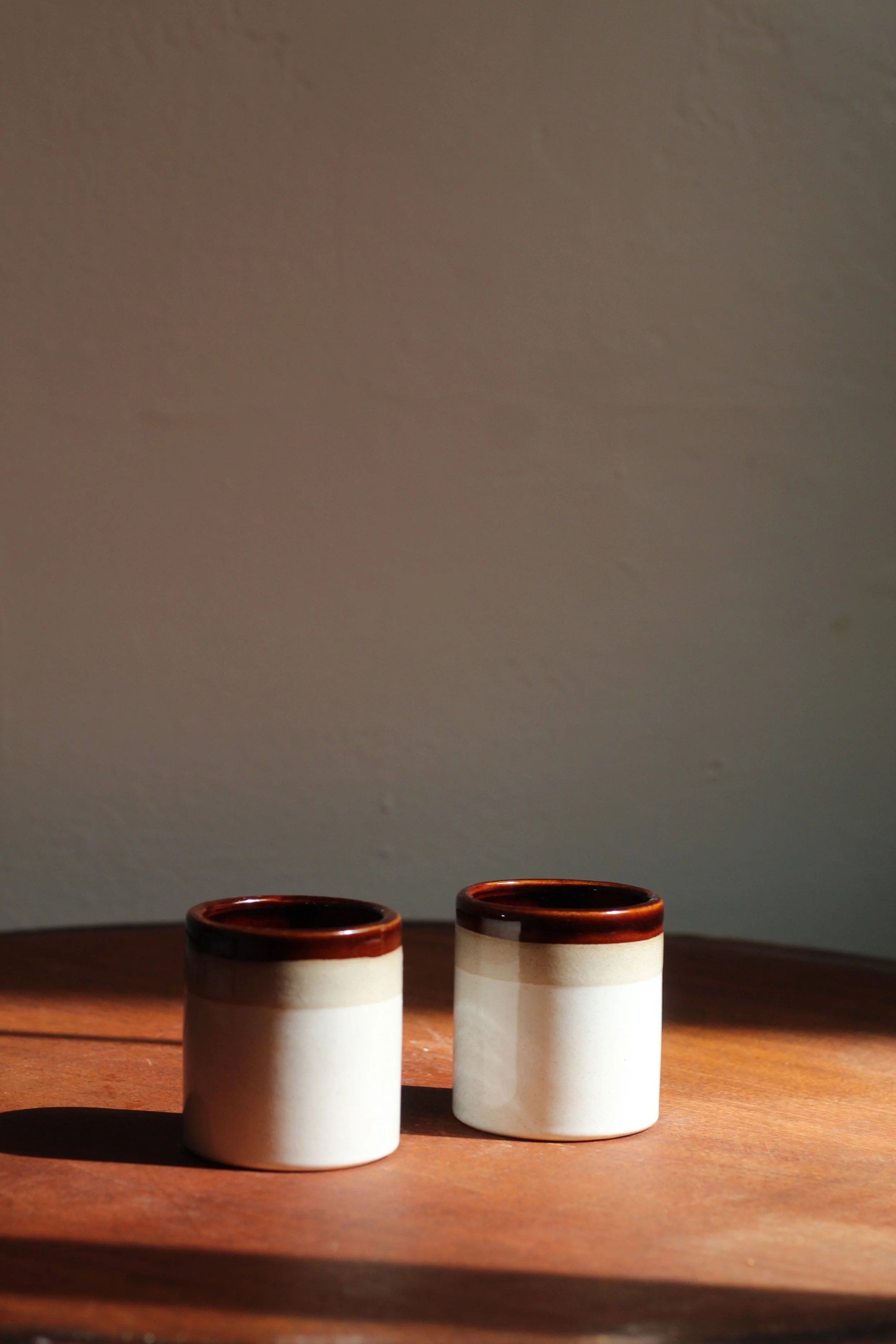 Ceramic Espresso Cups - Set of 2