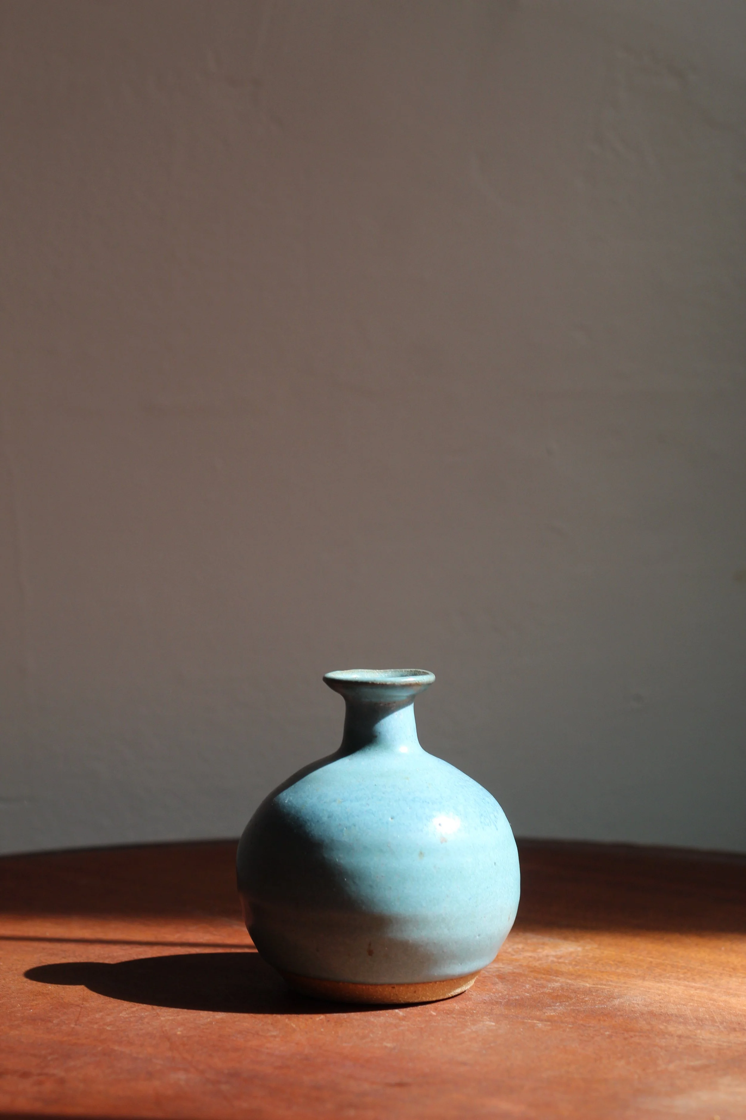 Serene Blue Ceramic Vase
