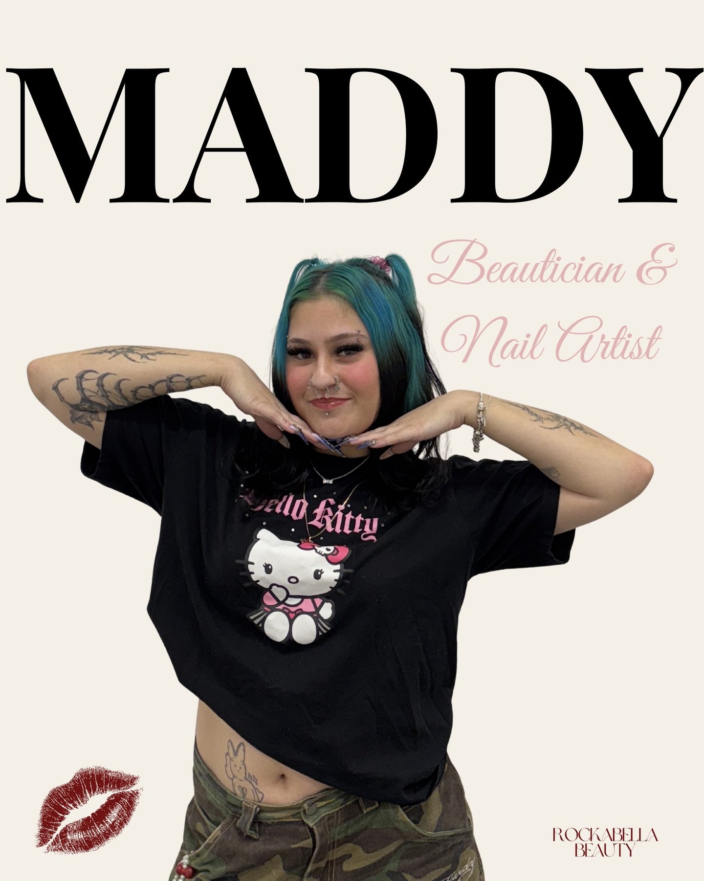 🔥MEET MADDY🔥

Maddy is a lively ball of energy who loves a good chat. She has been in the beauty industry for 5 years now and has always had a passion for it.

Her favourite service to do is a full mega set of lash extensions. She has a diploma in 