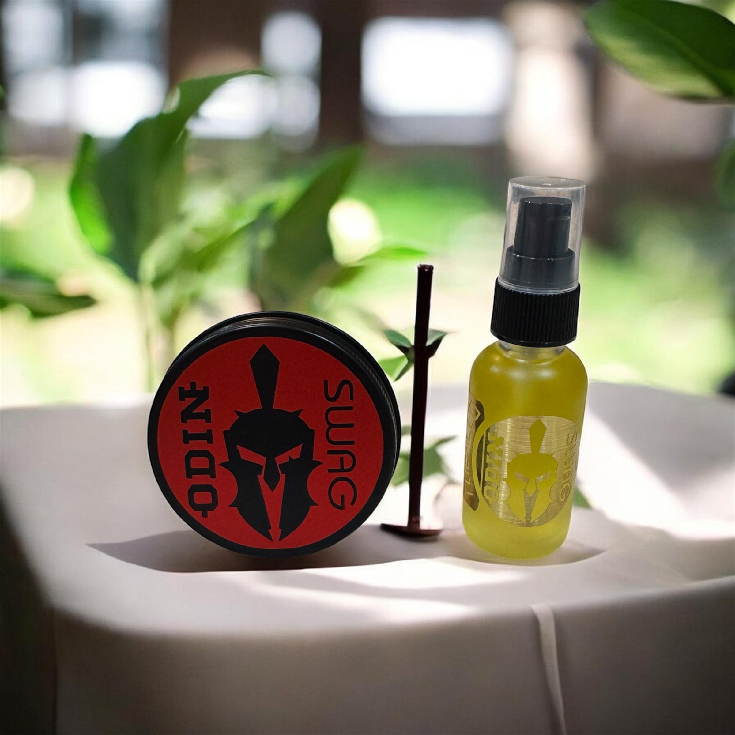 BEARD DUO PACK: SWEET TOBACCO BEARD OIL/TEAKWOOD BEARD BALM