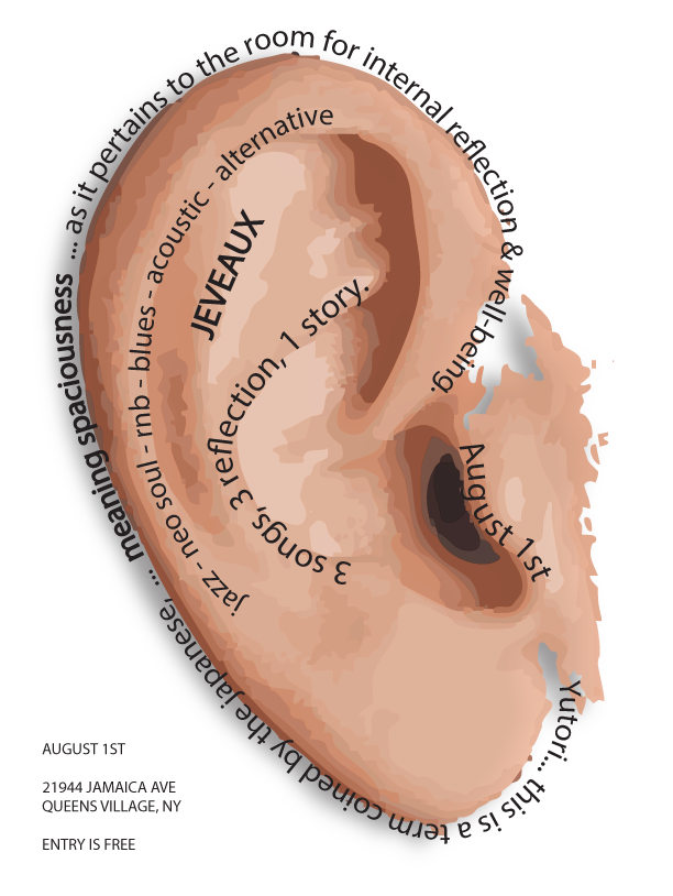 "Jeveaux's Music Show" 
Graphic Design, Illustration