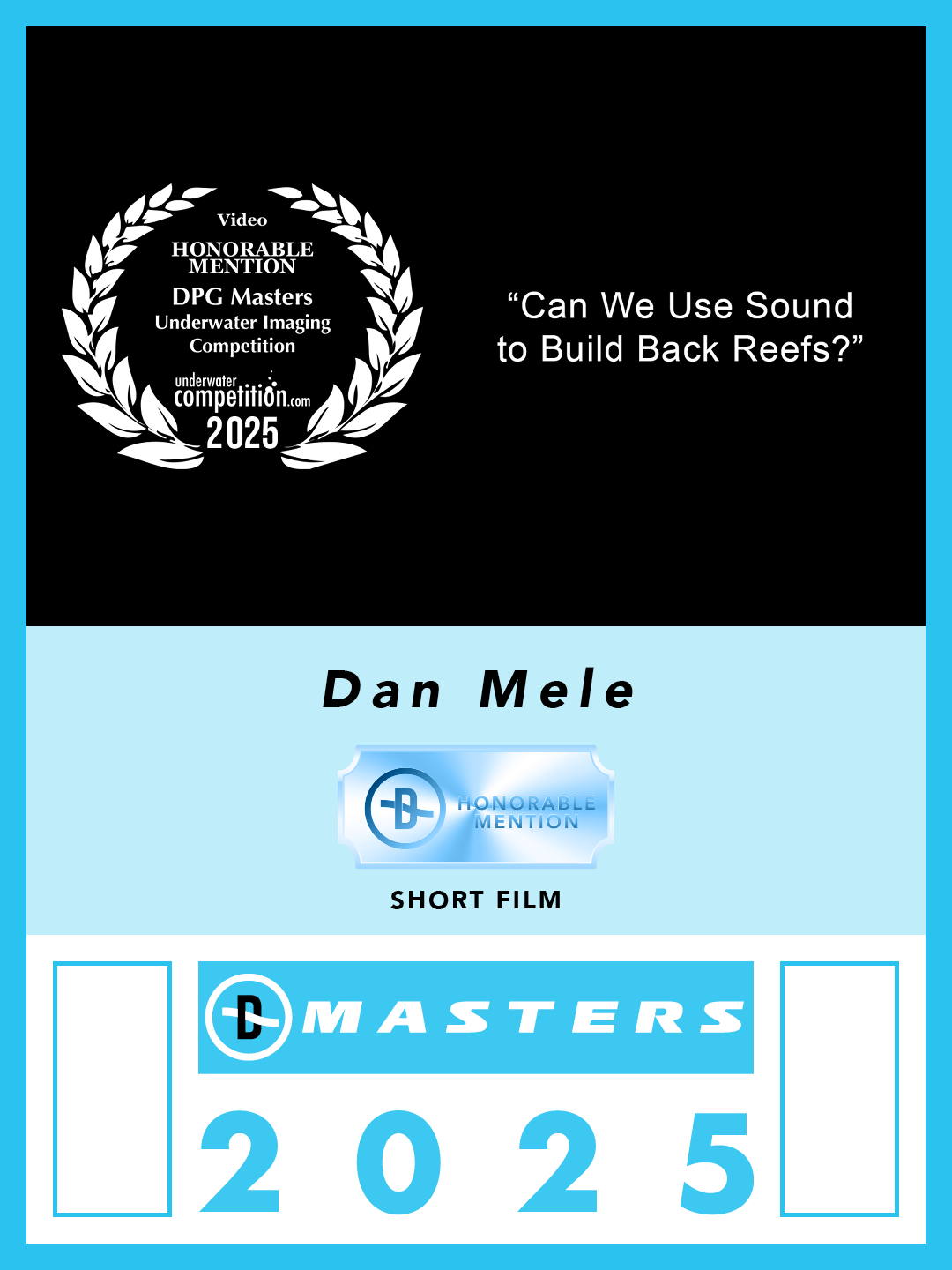 Honorable Mention - 2025 DPG Masters, Short Film