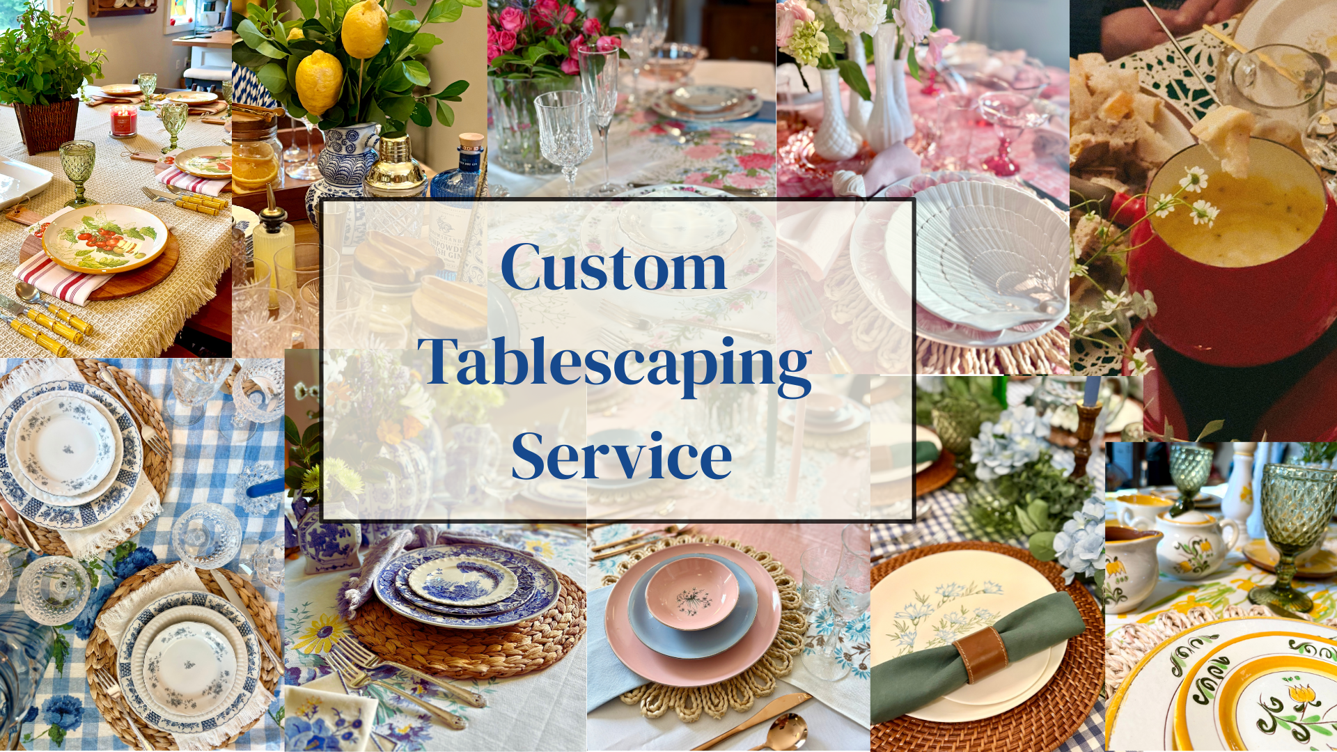 Custom Tablescape Design