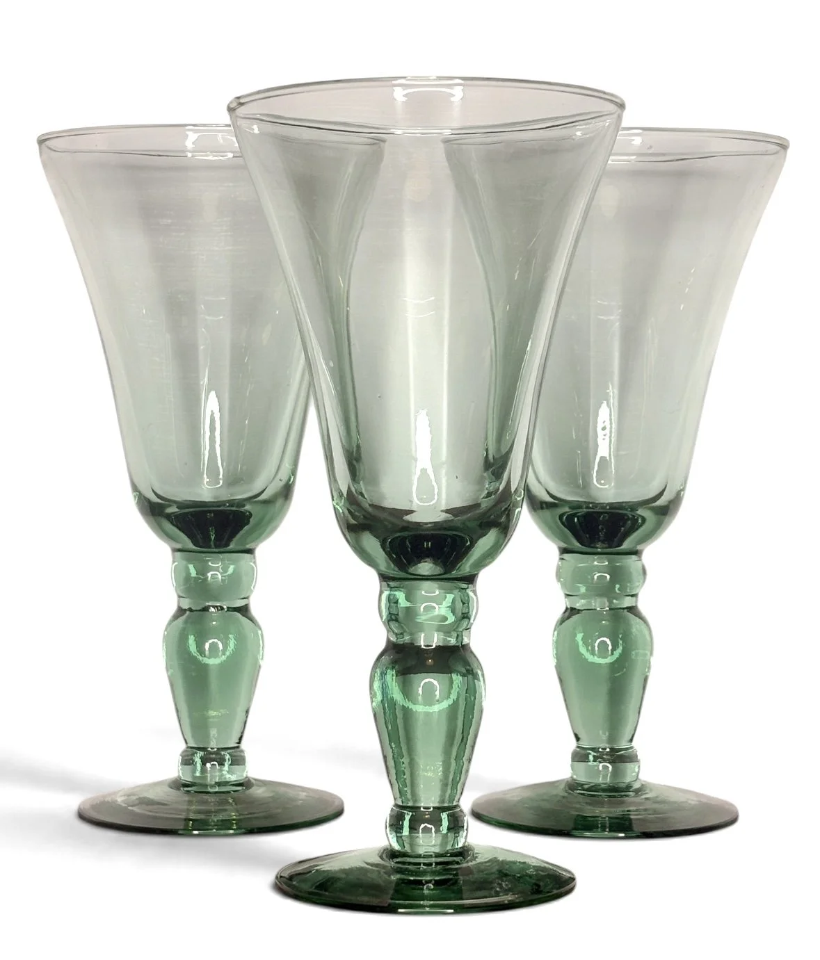 Mikasa Domain Green Water Goblets
