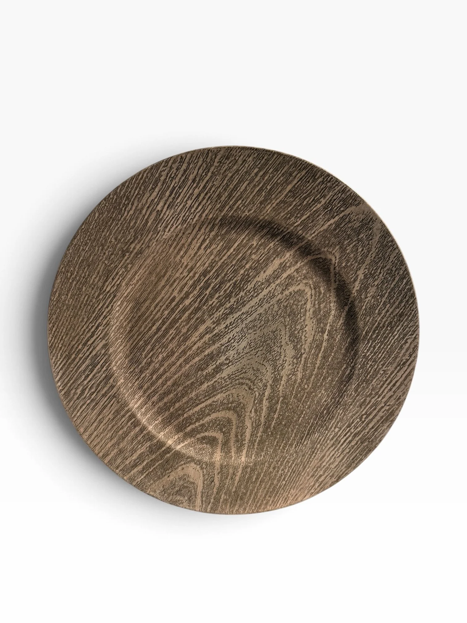 Cool Faux Wood Charger Plates