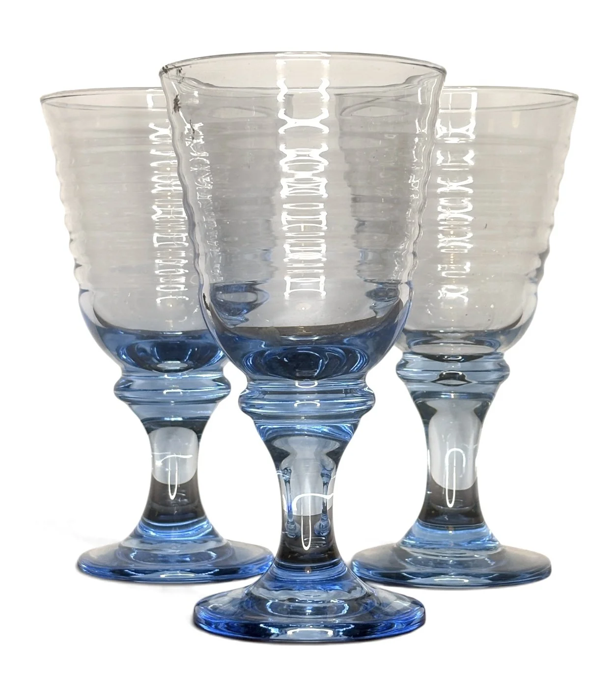 Libbey Sirrus Goblets (Ice Blue)