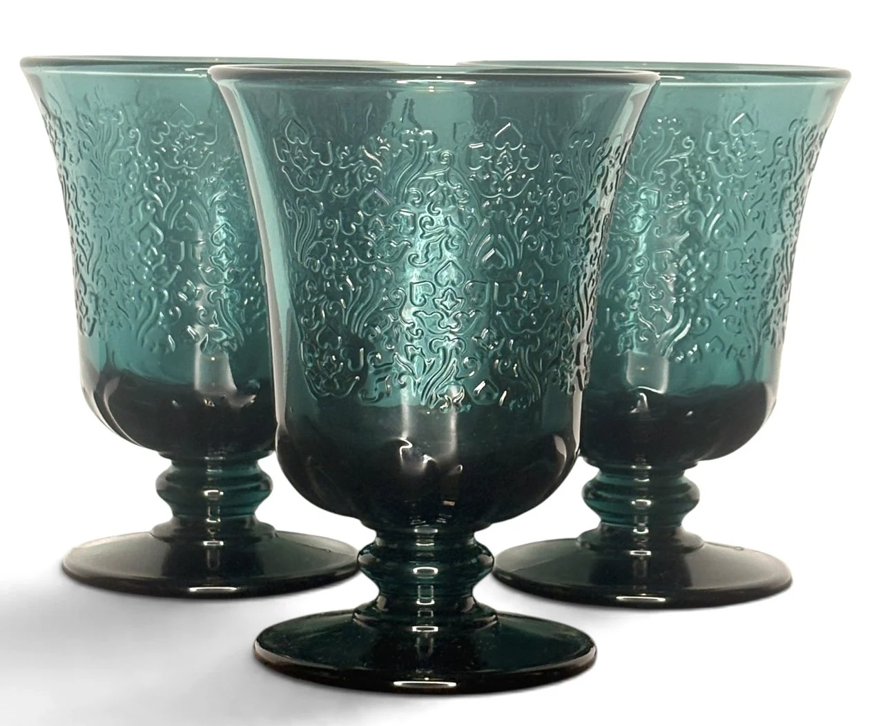 Night Blue Water Goblets
