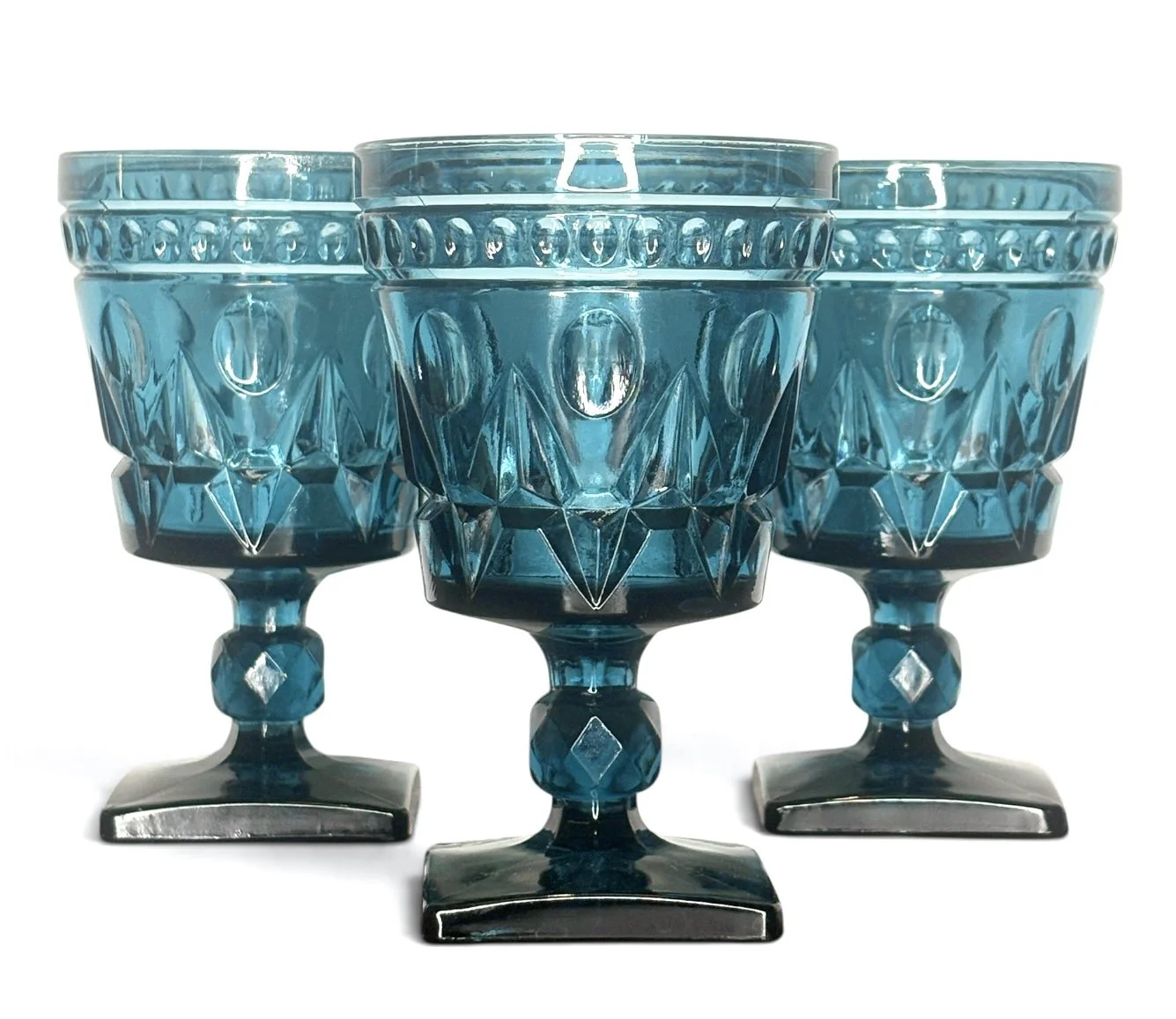 Indiana Glass Colony Park Lane (Blue Teal)