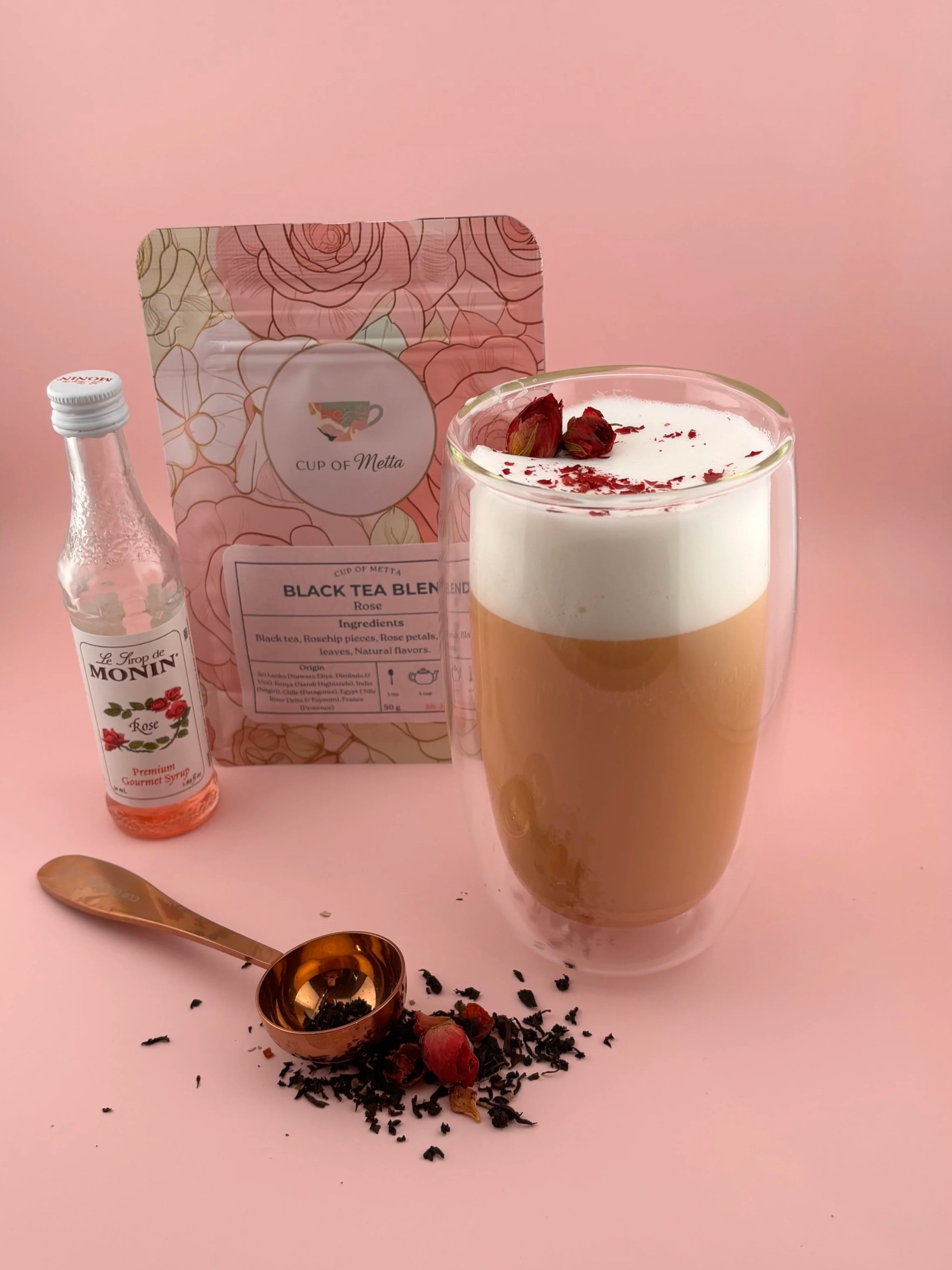 Rose Tea Latte