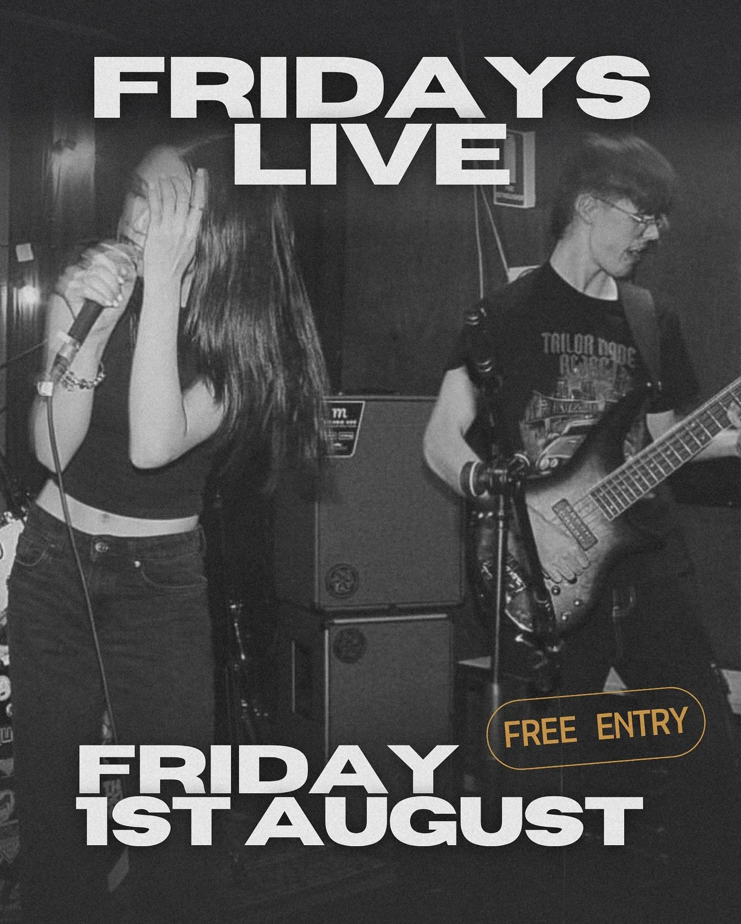 THIS FRIDAY 👀

@slythrbandofficial 
@nocturnal_syndrome 
@dj_owe_official 

Bringing you the best live music to Logan 🔥