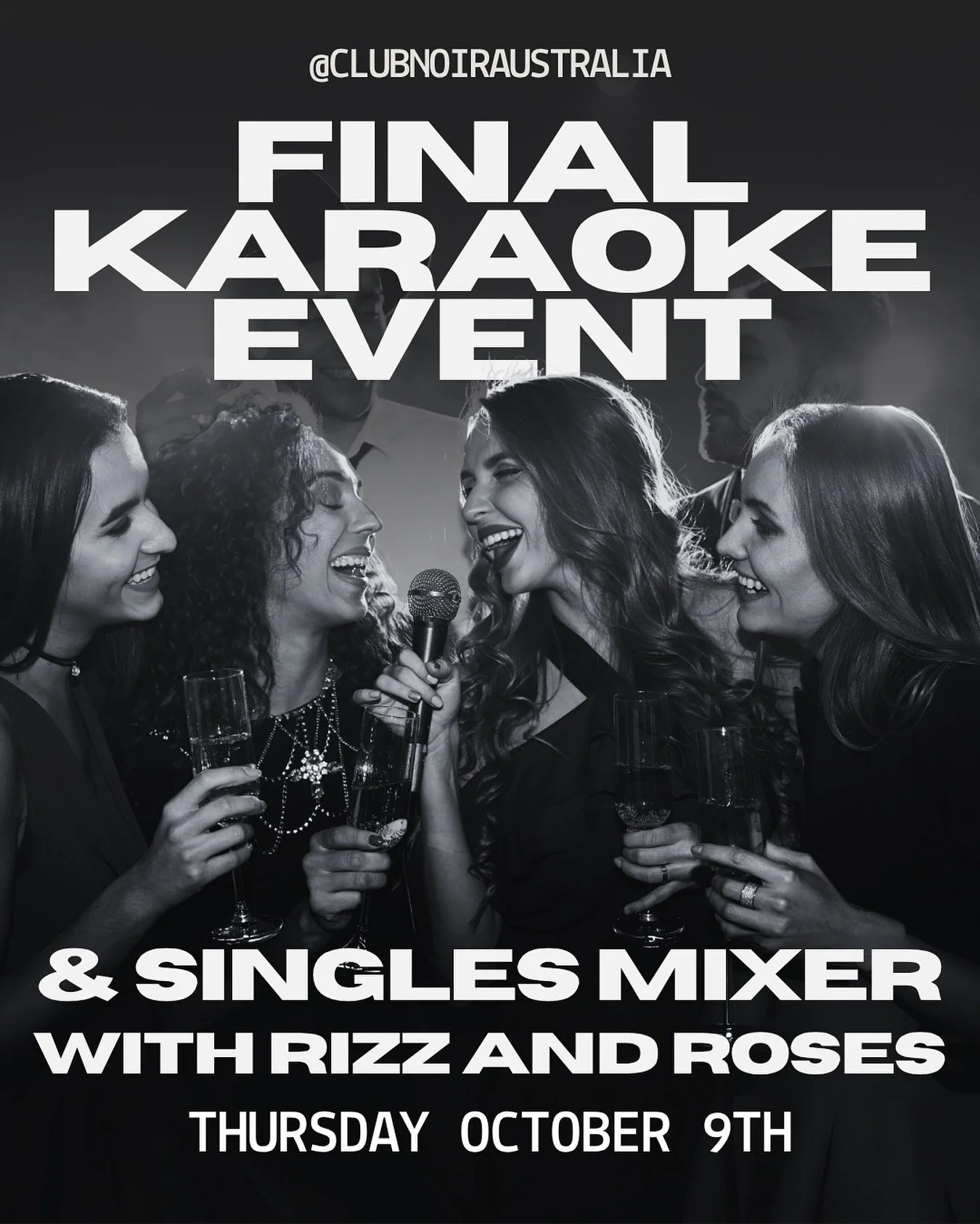 Our final Karaoke Night of the year is here, and we&rsquo;re celebrating with a bang! 🌟🎤

Joining us for the night is @rizzandrosesaustralia, hosting a Traffic Light Singles Mixer 🌹

Sing your heart out, grab a drink, and if you&rsquo;re feeling f