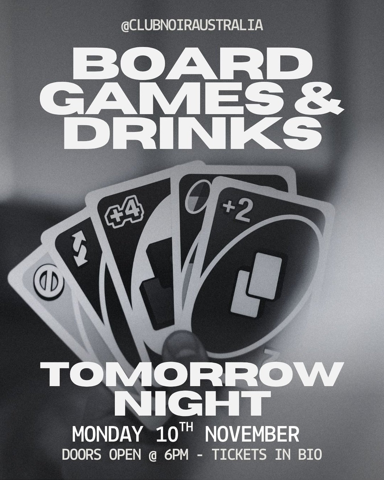 Game on! 🎯 

Board Games &amp; Drinks is happening tomorrow night! a perfect mix of laughs, drinks, and a little friendly competition🍹♟️ 

Rally your mates, grab your tickets via the link in bio, and settle in for a night of strategy, silliness, an