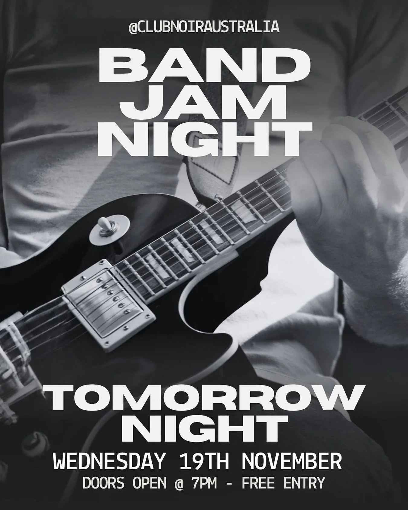 Band Jam returns tomorrow night and we&rsquo;re serving music + munchies in the best way 🎤🍕

Jump in for a chill night of live sets, good company, and bites from our on site food truck.

Free entry, open vibes, and everyone&rsquo;s welcome &mdash; 