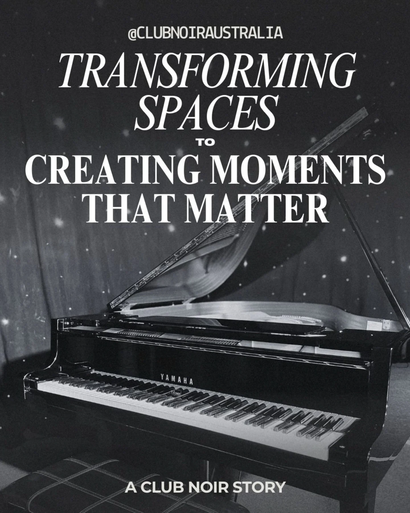 ✨ Where it all began ✨

Can you believe Club Noir is almost 3 years old? What started as a simple vision in a quiet basement car park has grown into something extraordinary. Club Noir opened its doors and became a place where dreams turned into reali