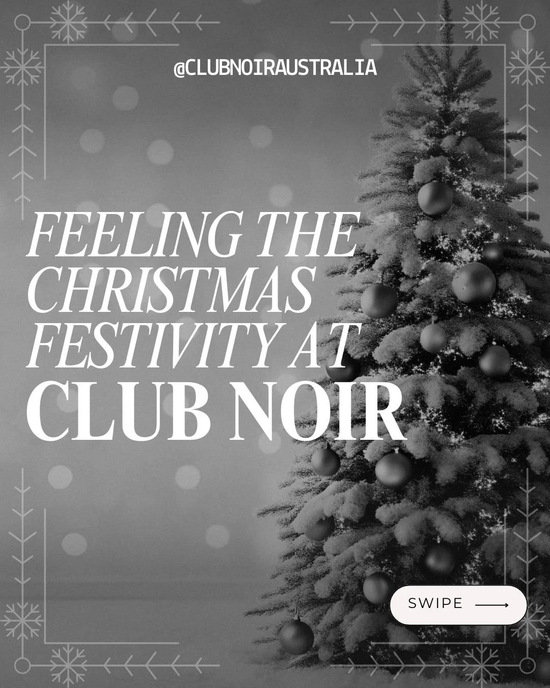 We&rsquo;re feeling that golden Christmas glamour at Club Noir ✨

The lights, the glow, the warm festive sparkle, our space is officially holiday ready.

Here&rsquo;s a little look inside&hellip; 🎄✨

#ClubNoir #FestiveSeason #ChristmasVibes #Holiday