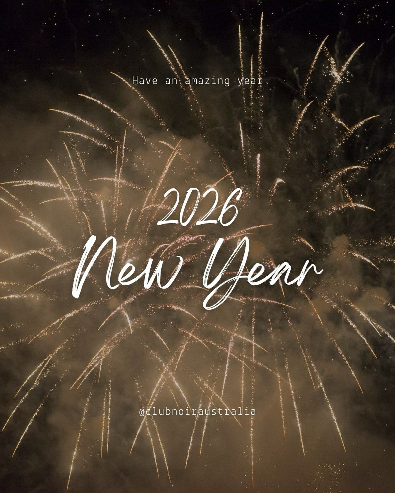 Club Noir is wishing everyone a happy new year! We hope that you entered 2026 in a safe and exciting way. Don&rsquo;t forget to book your new year events with us to celebrate in style 🥂

#clubnoir #happynewyear #clubnoiraustralia