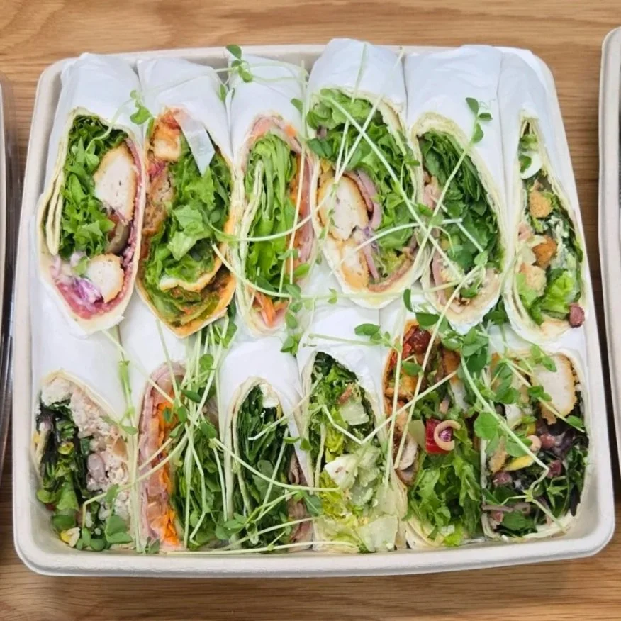 1/2 Wraps + 1/2 Sandiwches