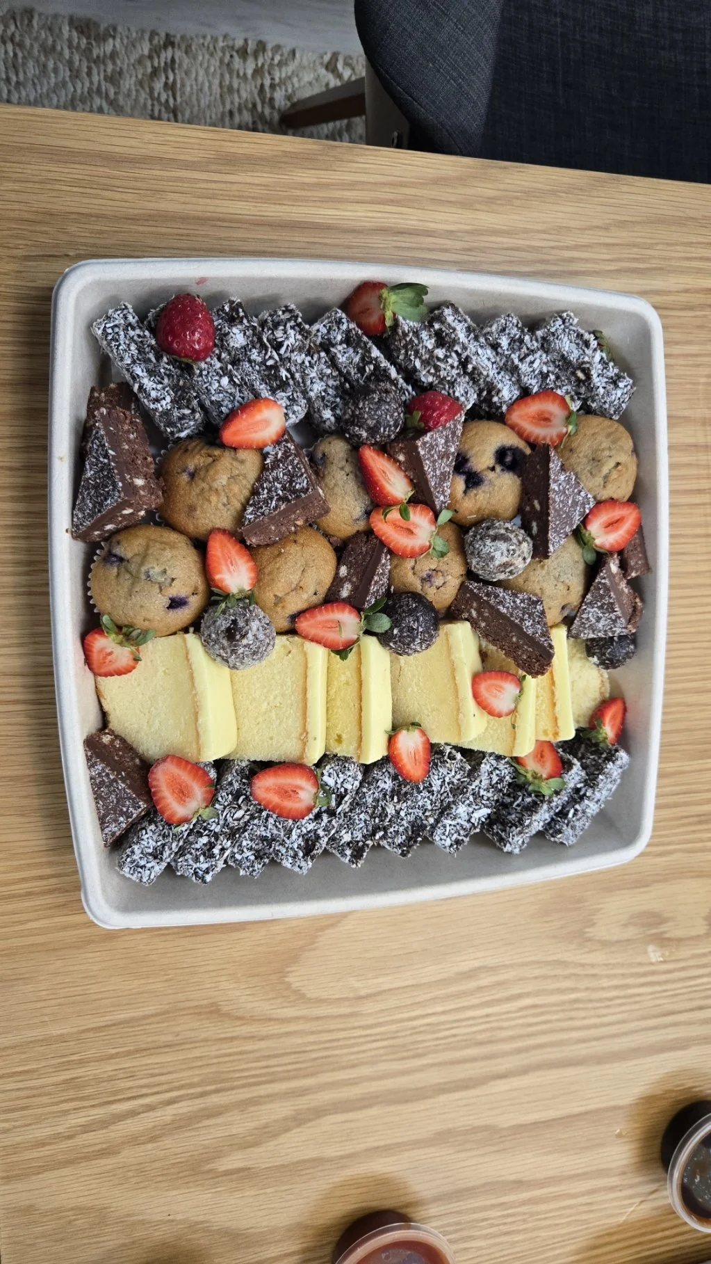 Mixed cake and slices