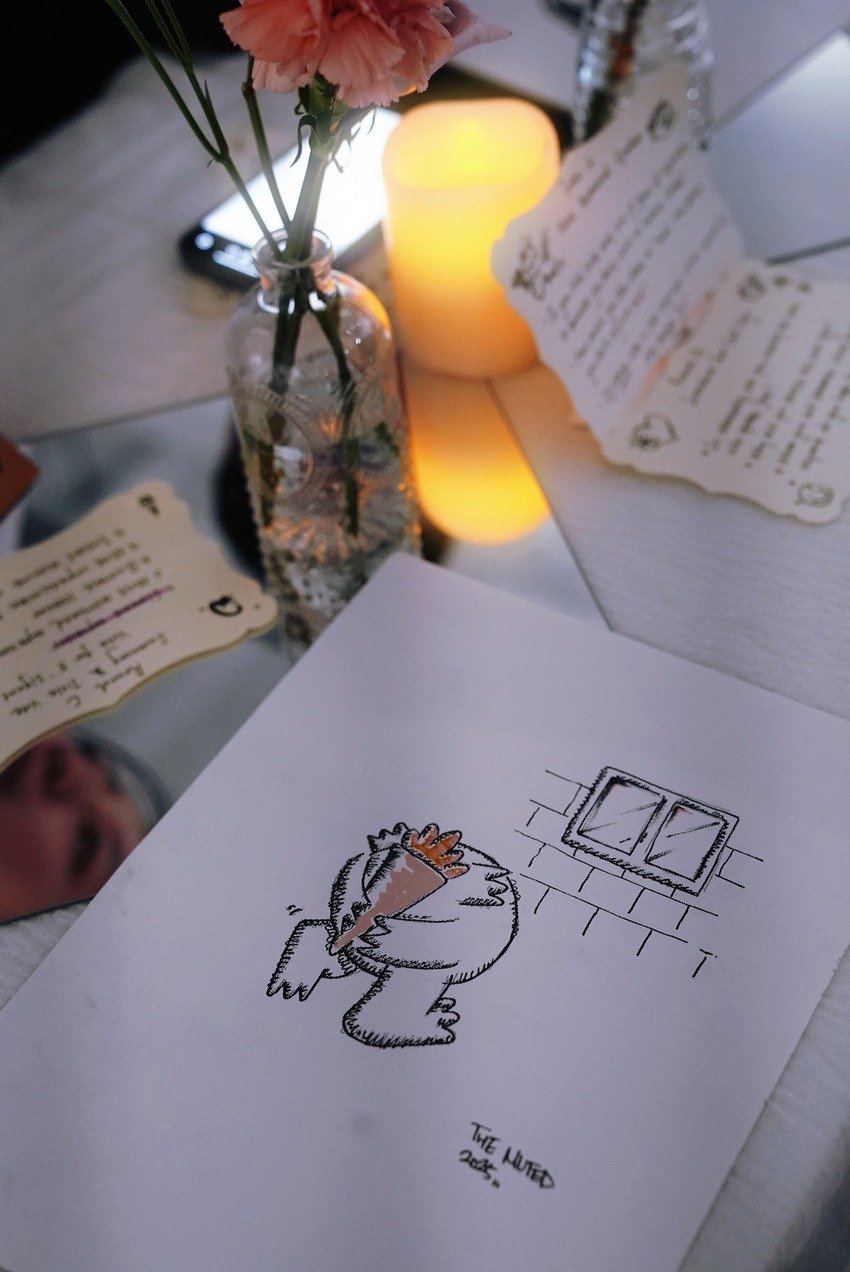 Ring Ring Social Lab — Aspace Gallery. Artist co-creation, social connection in the gallery, art therapy, and self-exploration.