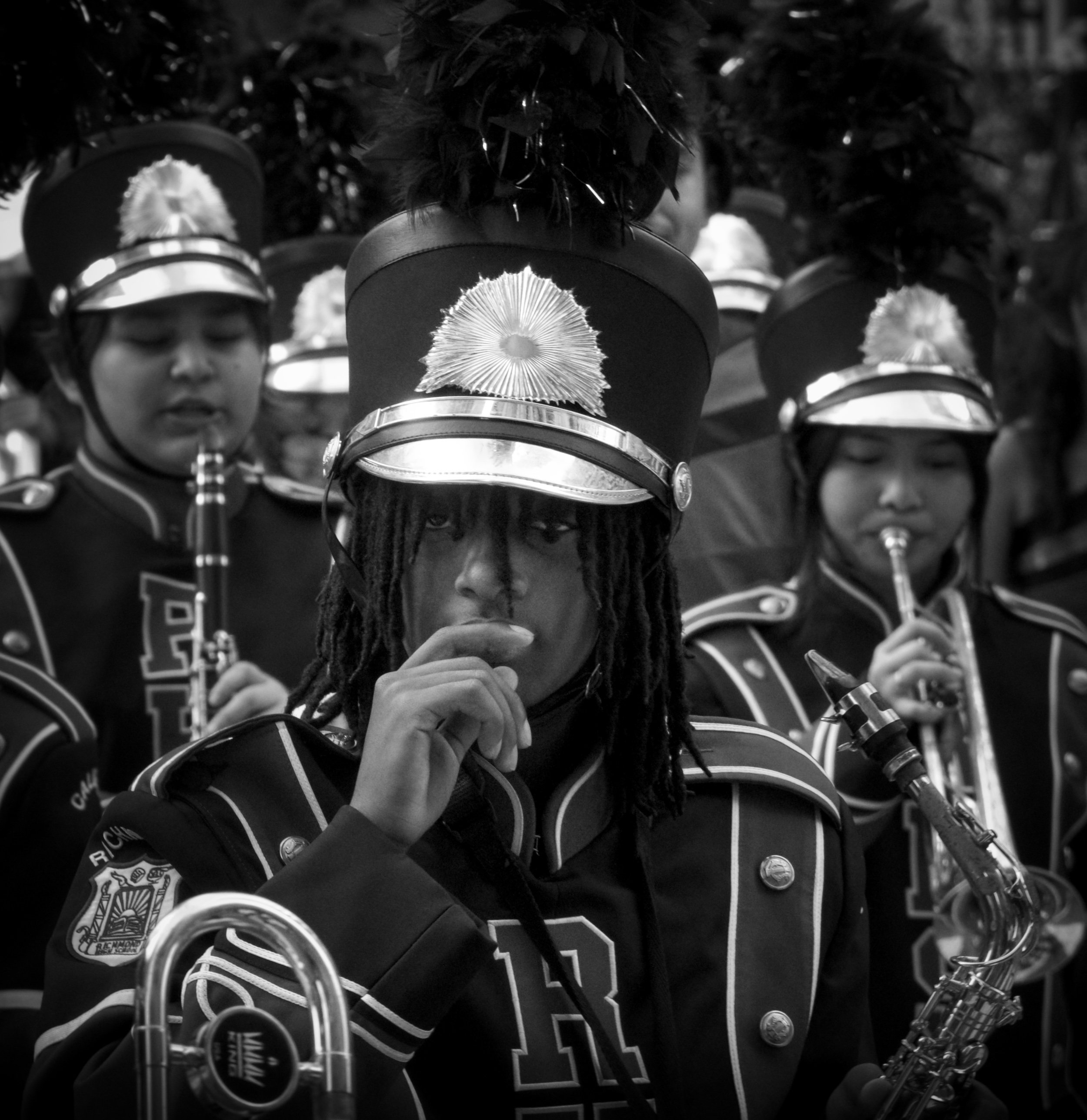  The Silent Measure  Introspective Monochrome  San Francisco, Lunar New Year Parade 2026  LUMIX G85  |  Prime  |  Digital 
