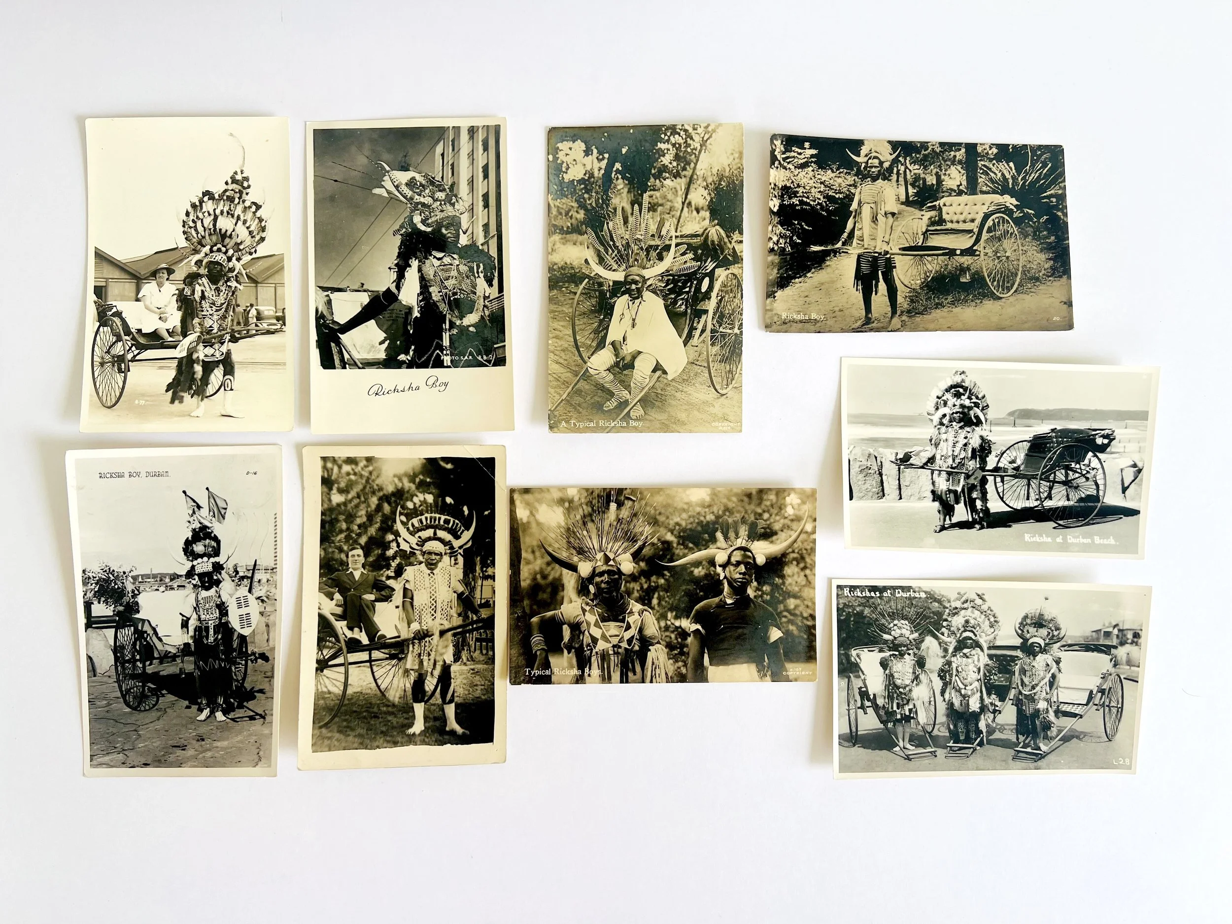 Collection of African “Ricksha Boys” Photographs.