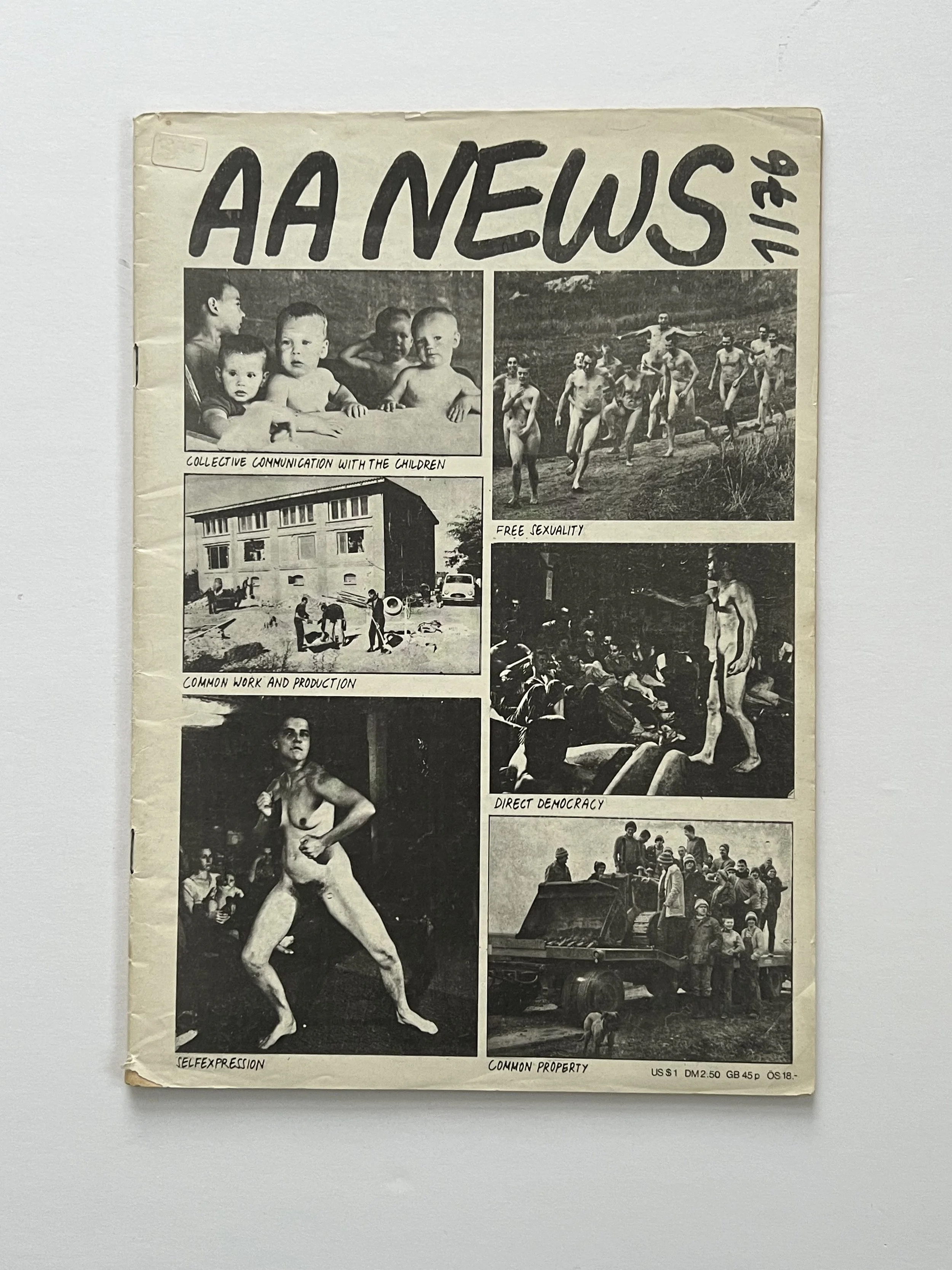[Aktionsanalytische Organisation]. [The Commune of the Viennese Aktionists].