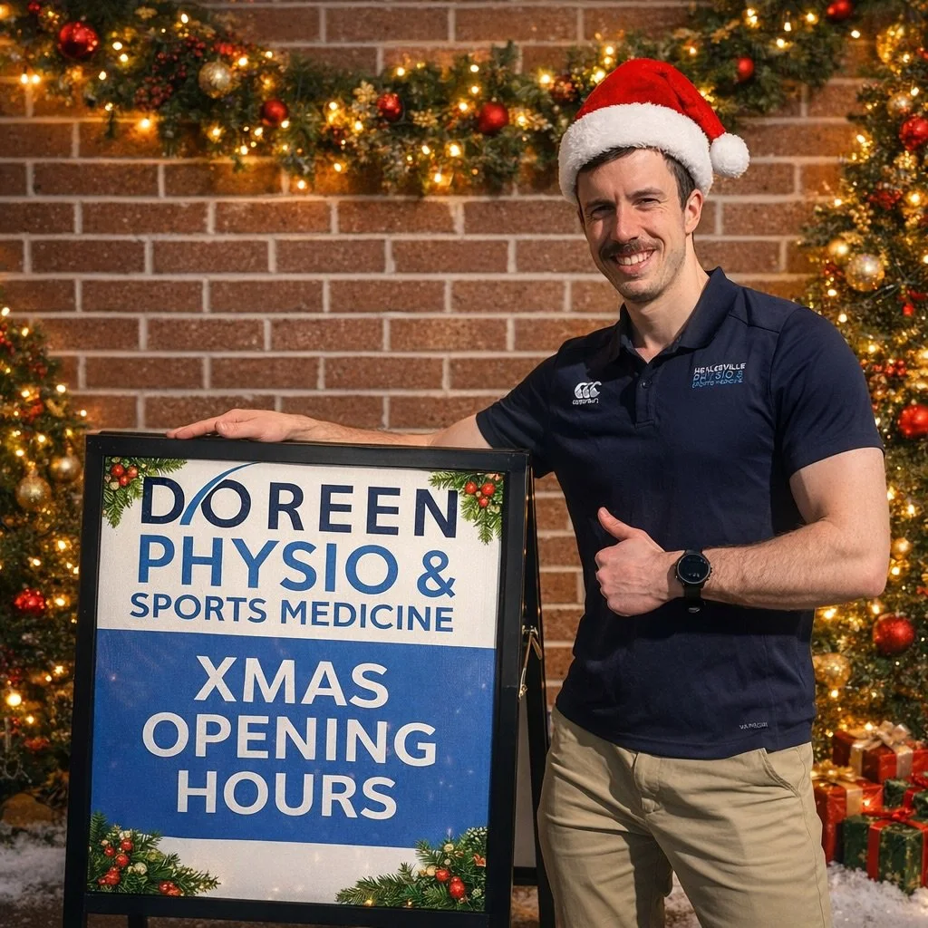 🎄 Christmas Opening Hours &ndash; Doreen Physio &amp; Sports Medicine 🎄

Lee will continue to provide his usual high-quality physiotherapy care to his clients throughout the Christmas period, helping you stay active, moving well, and pain-free over