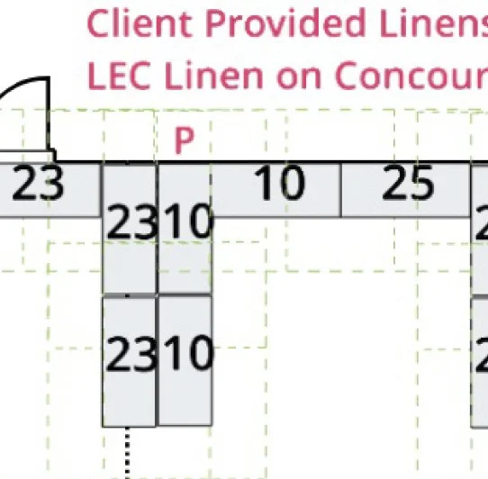 Booths with 3 Tables