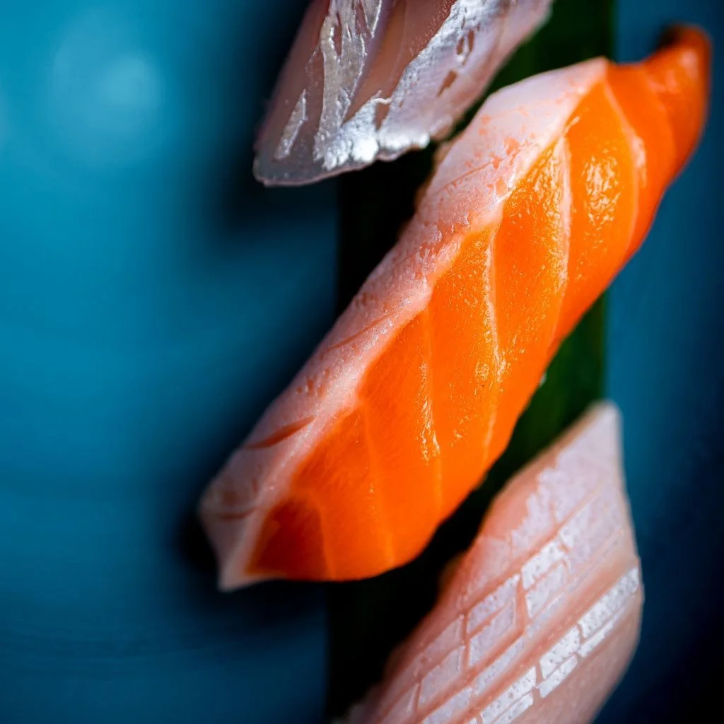 We&rsquo;re getting closer and closer to opening our doors, we can&rsquo;t wait to bring some of the freshest seafood in the valley your way.

On the board: Aji, Ora King salmon, and Hamachi belly.

📸 @jessecudworth 

#fivesensesnapa #fivesensesmode