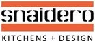 Snidero Kitchens and Design logo with orange and black text.