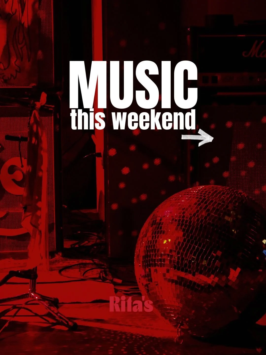 Music lineup this weekend. Friday night is sponsored by @monkeyshoulder - don&rsquo;t miss it x