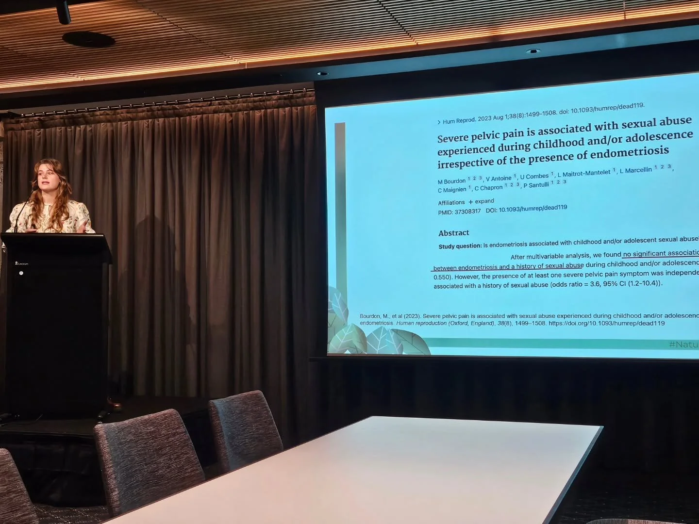Still riding the high of speaking at @nhaa.est1920 symposium just last month. I won't stop talking about the connection between trauma and subsequent nervous system dysregulation with chronic pelvic pain and endometriosis. These are complex condition