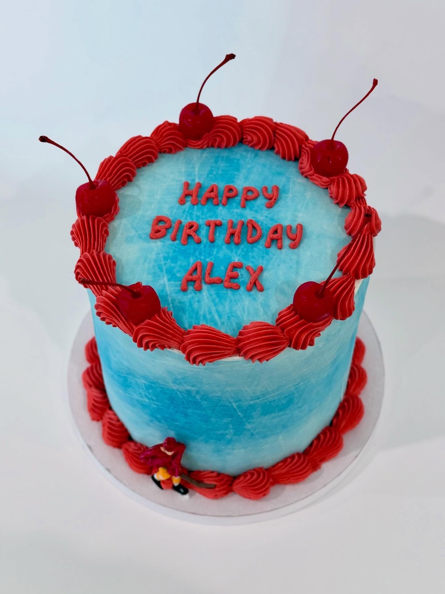 Winter vibes + a successful cake delivery through TSA + a white Christmas in Calgary 🏒🇨🇦✈️🎄❄️💛