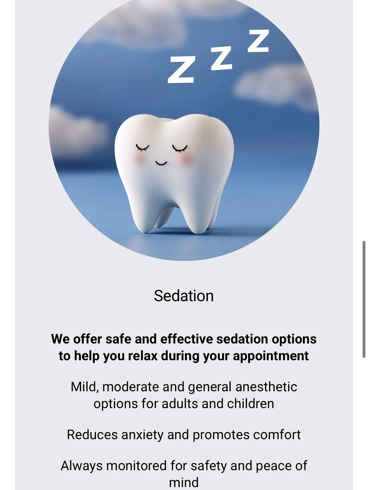 Did you know? 👀
Advantage Dental offers multiple options for sedation to help make your dental visits as comfortable and stress-free as possible.

Dr. Mudher is the only general dentist on the Sunshine Coast accredited for moderate sedation, providi