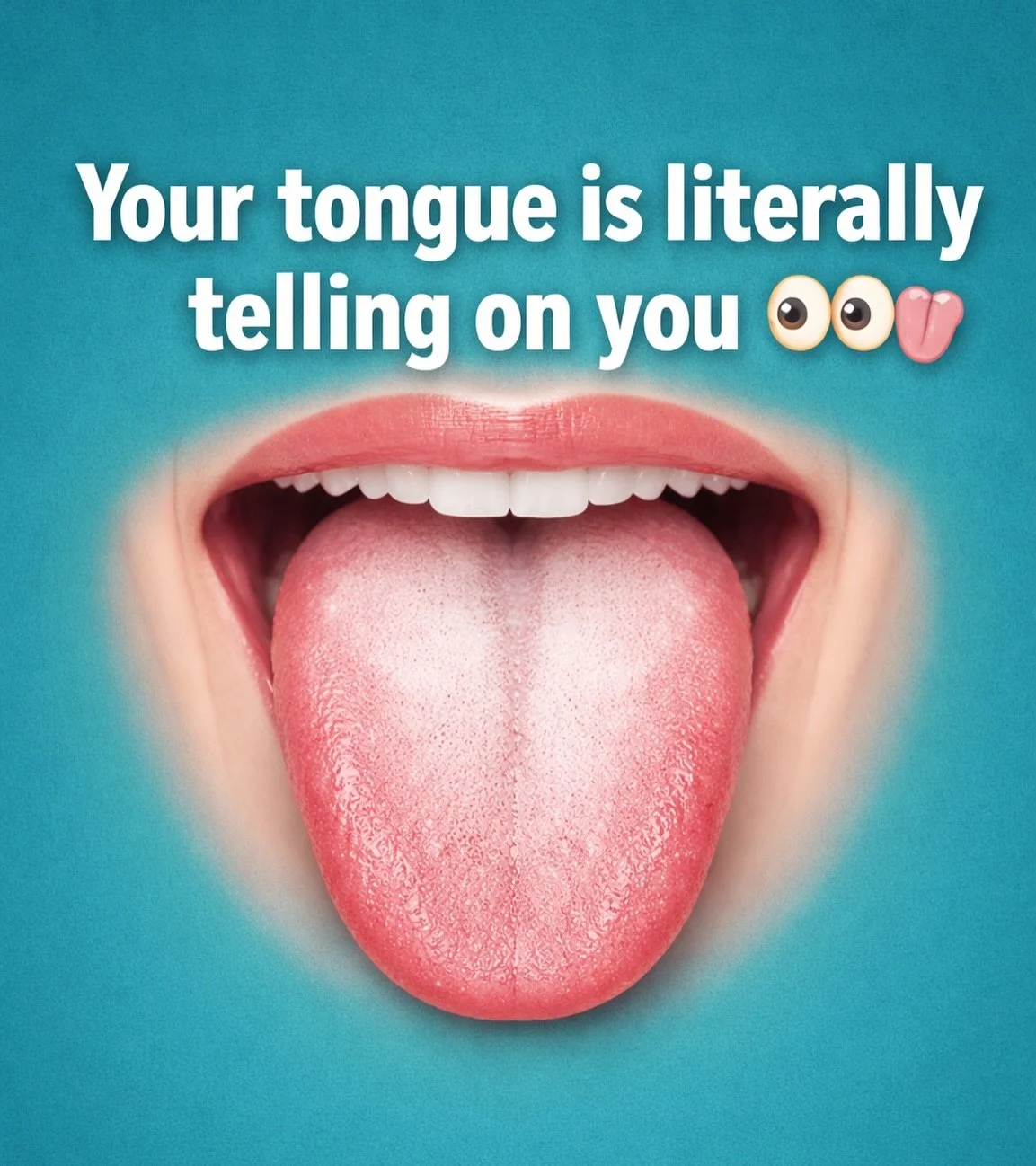 Your tongue is literally telling on you 👀👅

That coating on your tongue isn&rsquo;t just harmless&mdash;it can be a major sign of what&rsquo;s going on in your mouth (and even your gut). A white or yellow coating is often made up of bacteria, food 