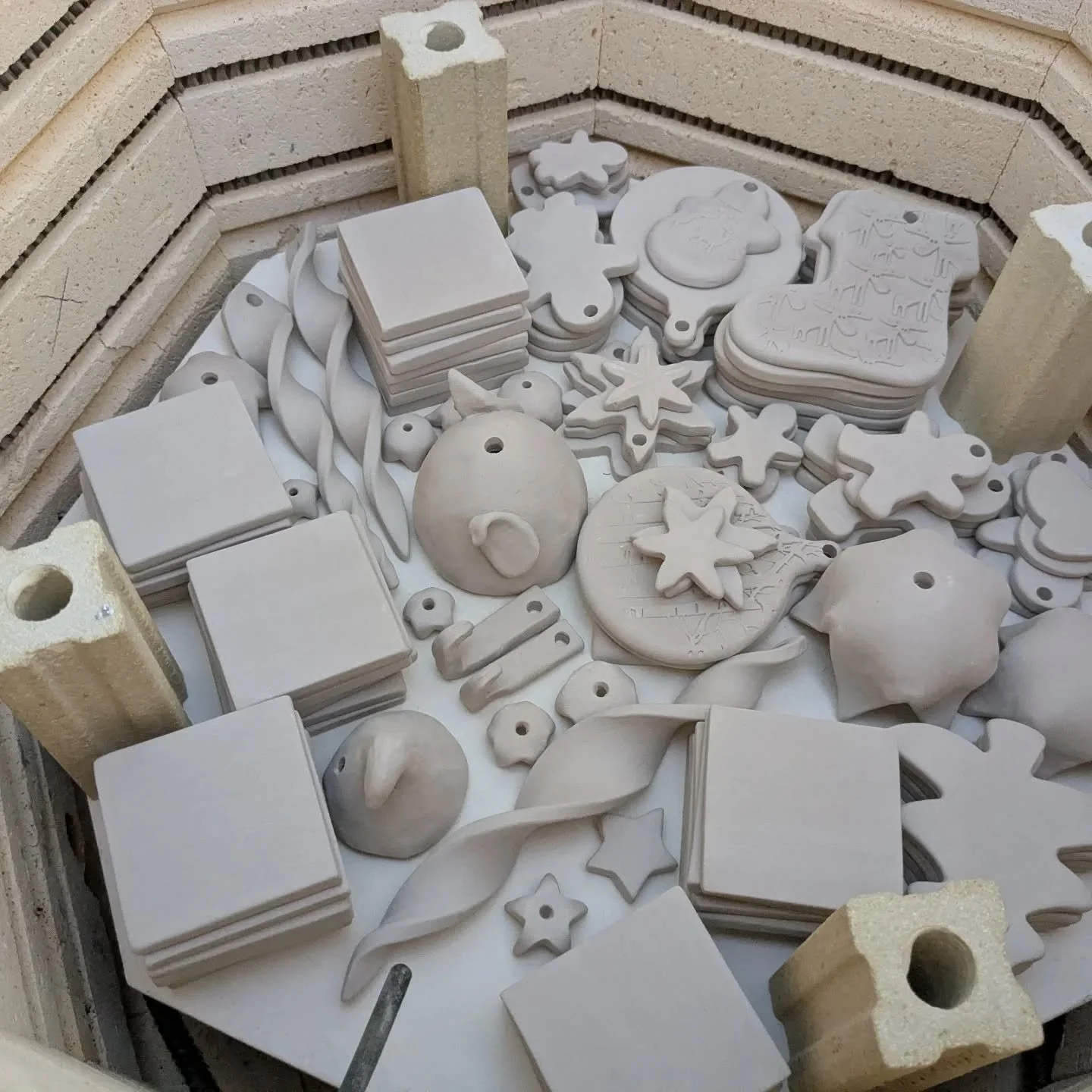 Just started the bisque fire for these guys today. Excited to start glazing soon!