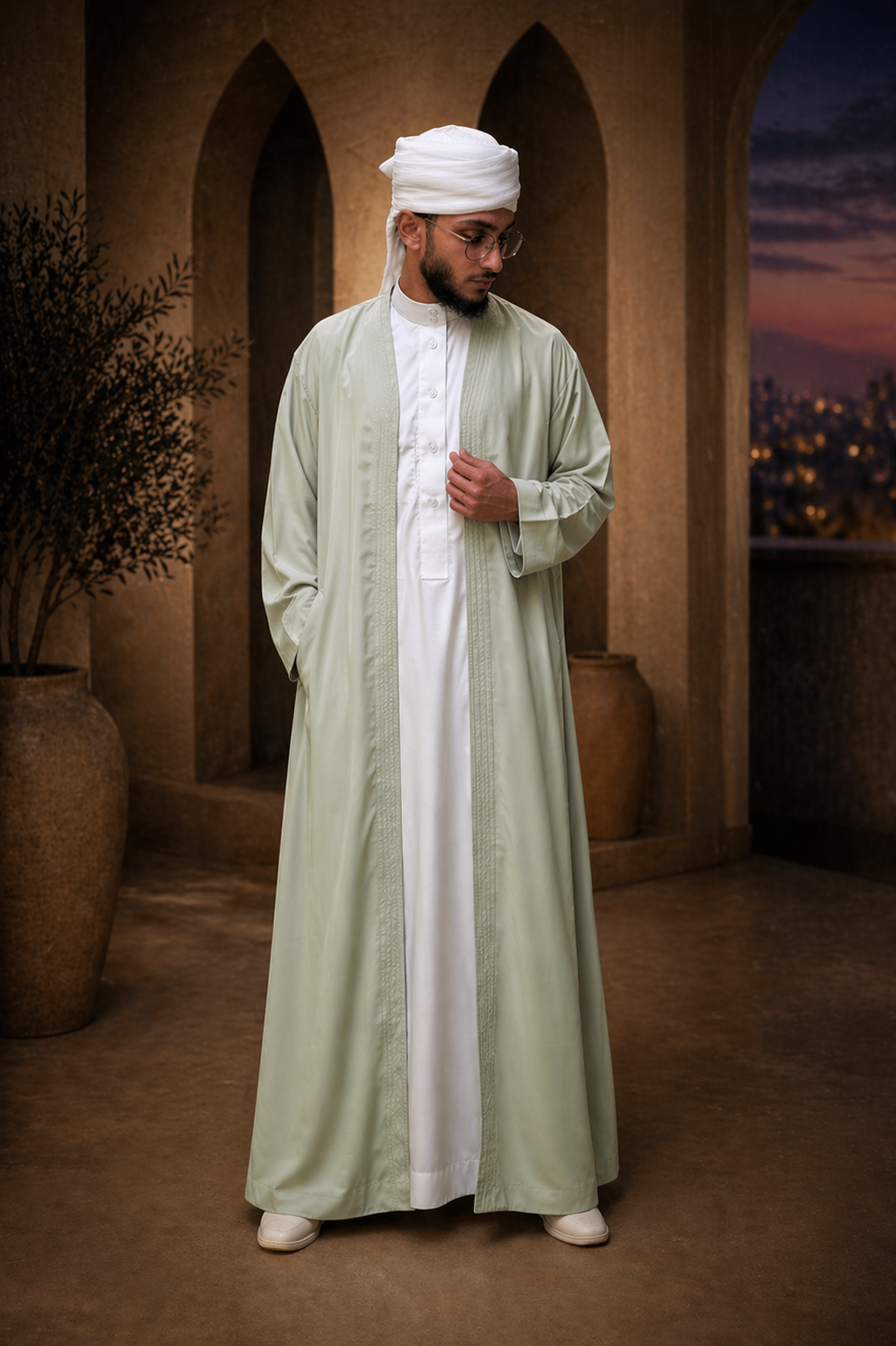 Rawdah Haybah Cloak (Pista)