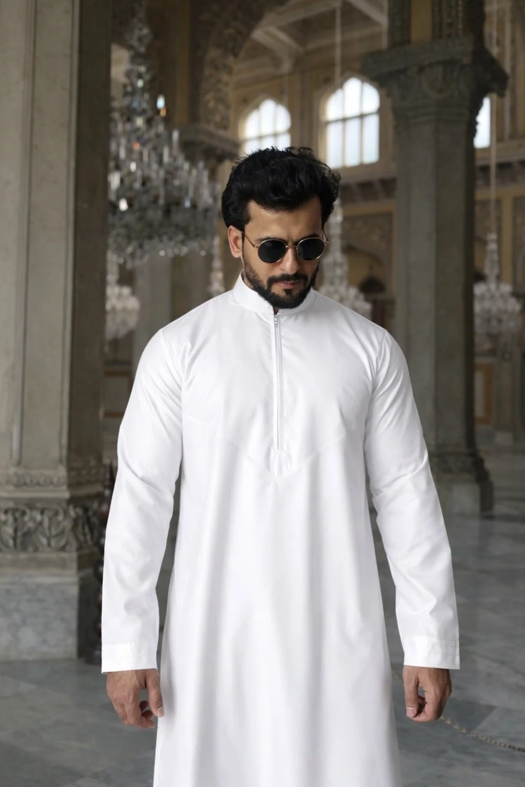 Noor Al-Huda Thobe (white)