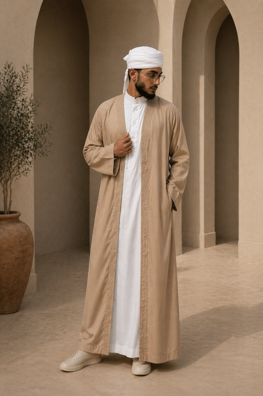 Arabian Sand Haybah Cloak