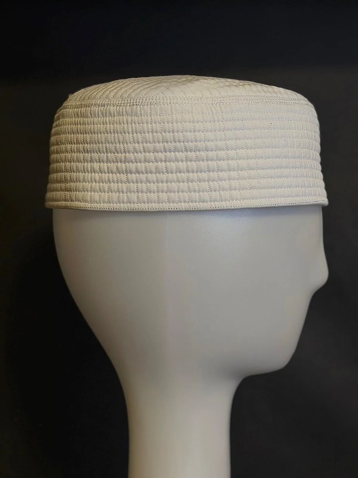 Reversible White Kufi