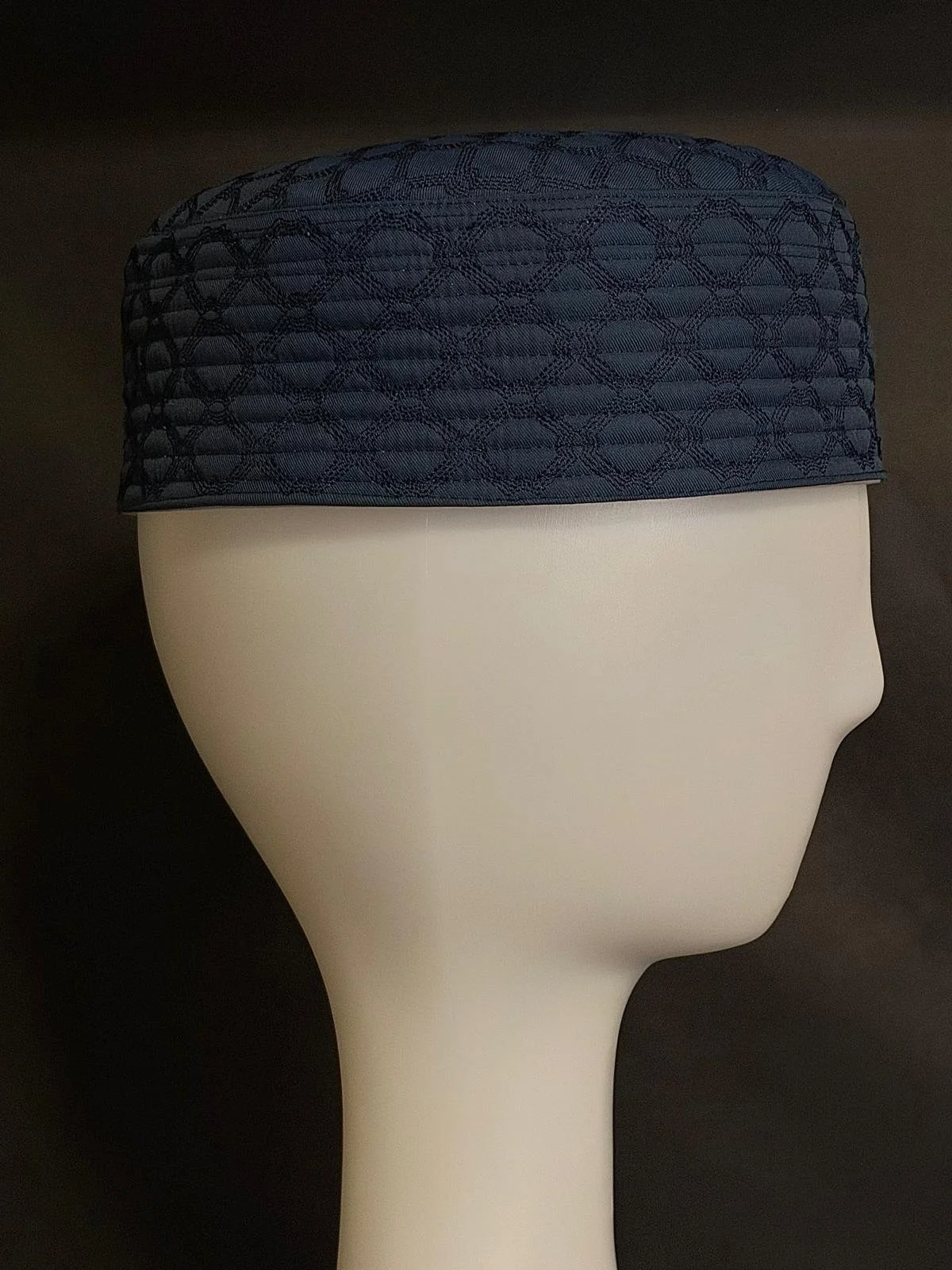 Reversible Blue & Grey Kufi