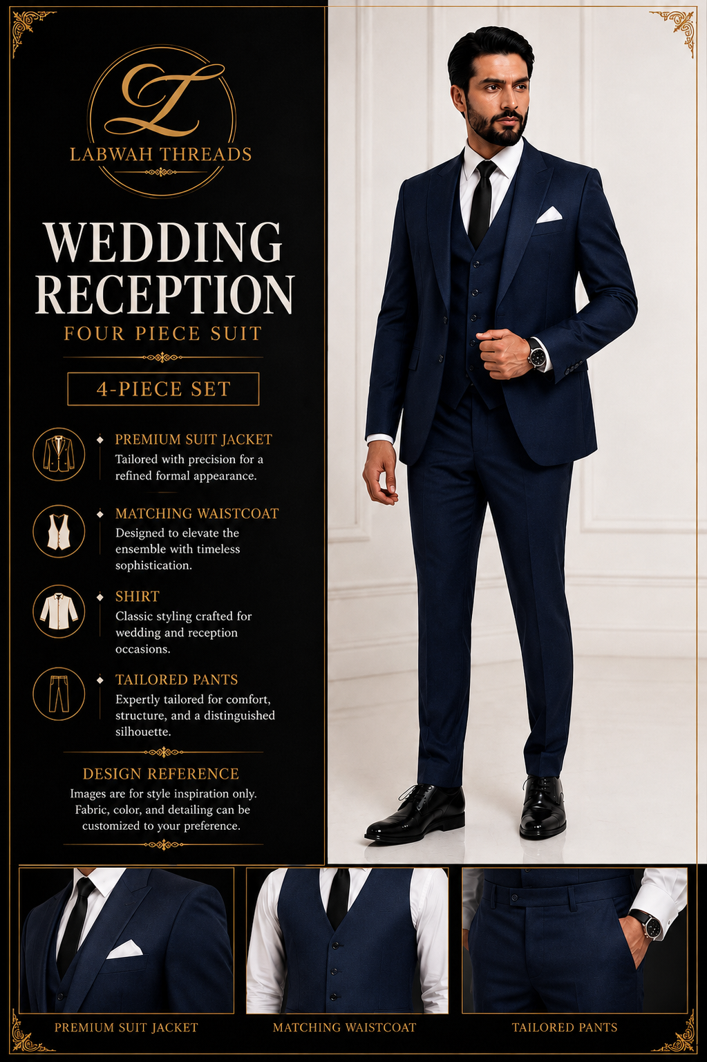 4 Piece suit