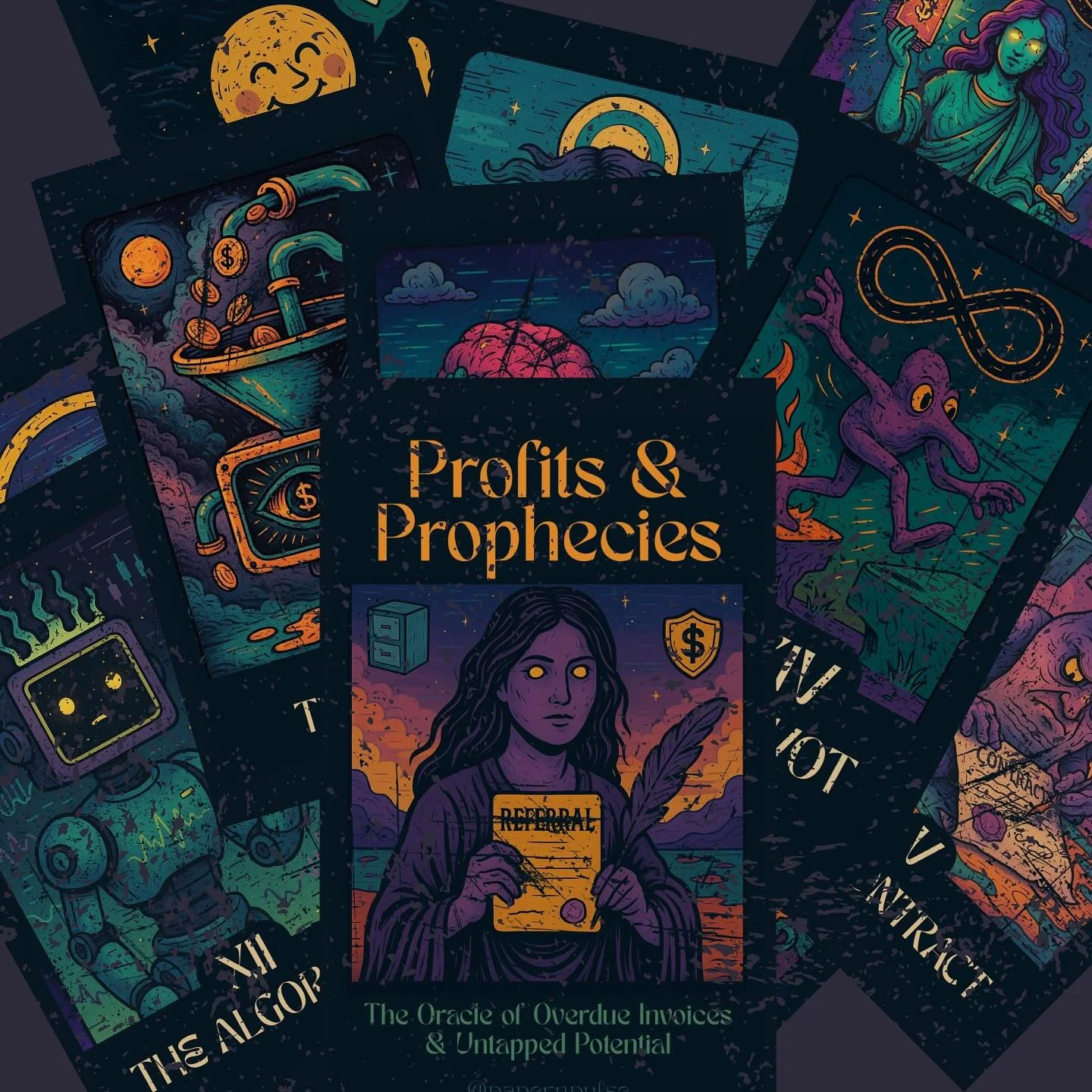 🃏✨ What card will guide your business today?
Tap the link in bio, pull a card from the Profits & Prophecies deck I made available on my website, and come back to tell me what you got.
#paperandpulse #businessoracle #profitsandprophecies #entre