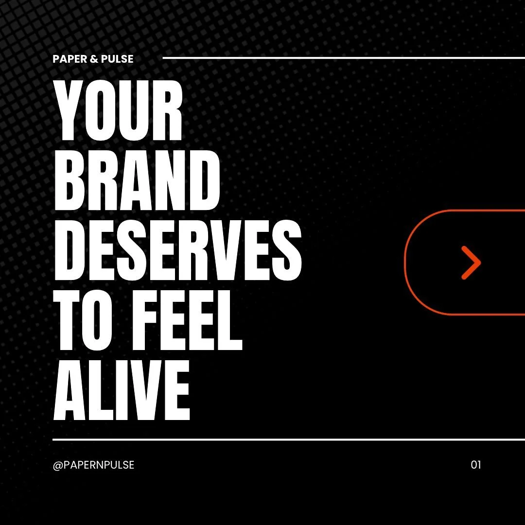 Your brand deserves more than a quick Canva logo and a handful of “good enough” colors.
At Paper & Pulse, I build visual identities with a heartbeat.
Design that speaks your story. Colors and fonts that make people stop scrolling. A