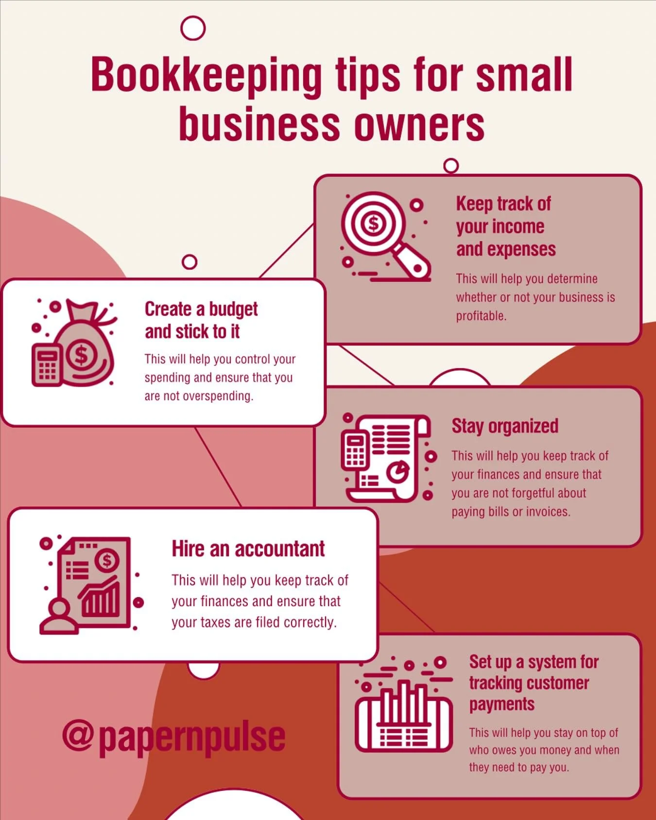 Bookkeeping doesn’t have to be scary… it just needs structure.
These 5 simple systems are what keep small business owners out of tax-season panic mode and in control of their cash flow.
If you’re ready to go from scattered to str